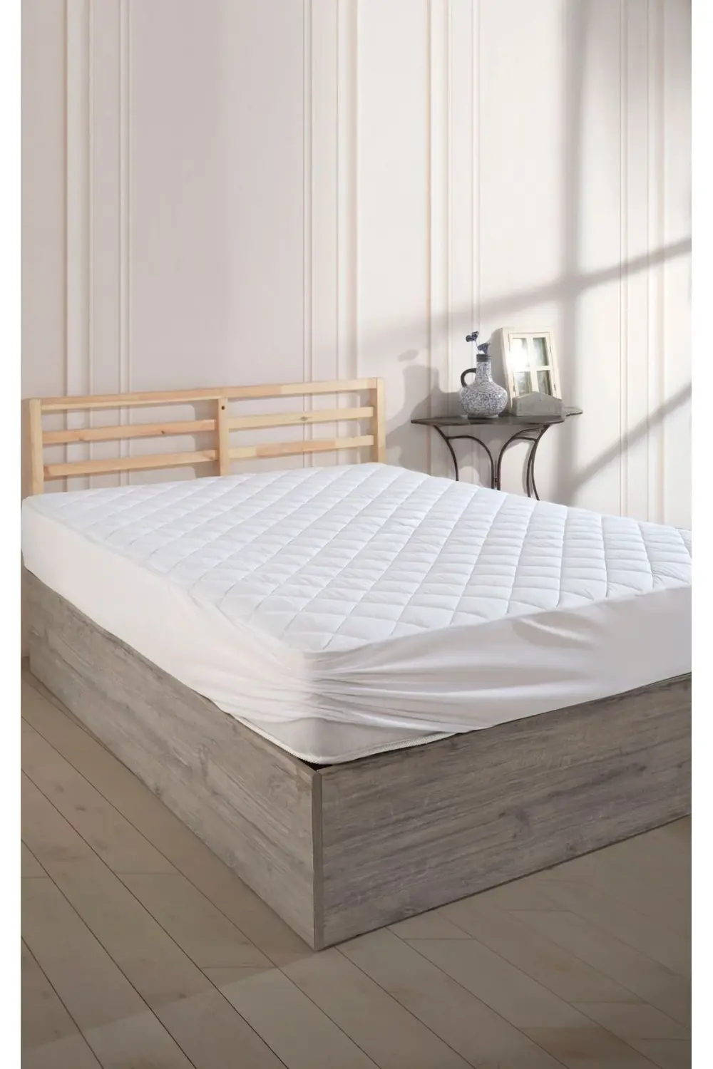 Pamukkale Alez Kapitone Fitted Yatak Koruyucu %100 Pamuk Alez (16