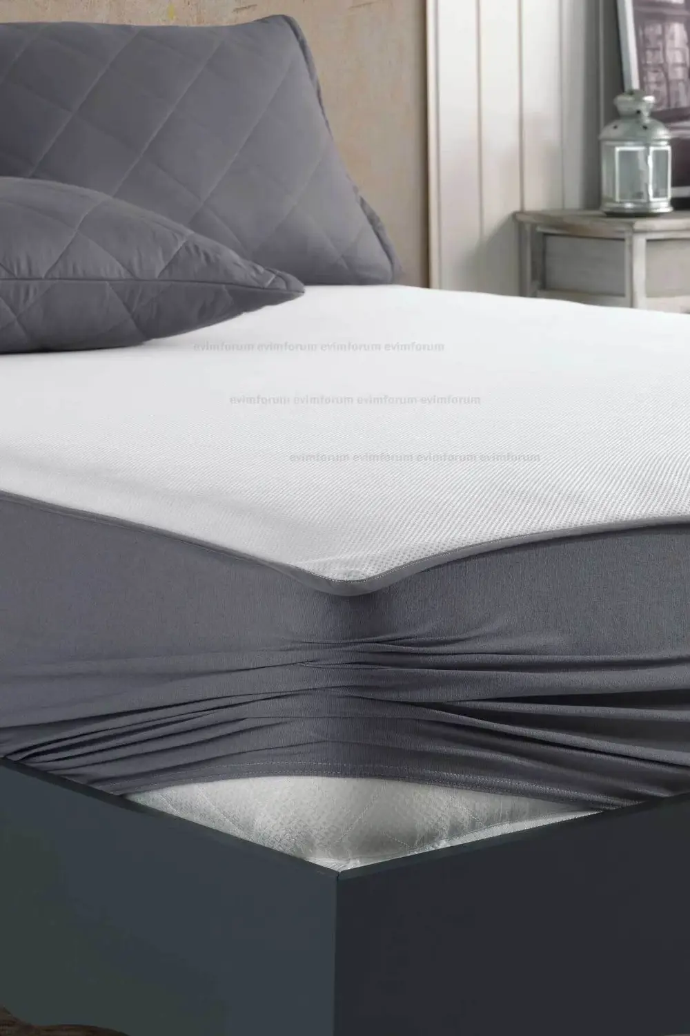 Pamukkale Klimalı Sessiz Sıvı Geçirmez Yatak Koruyucu Alez (10 Eb