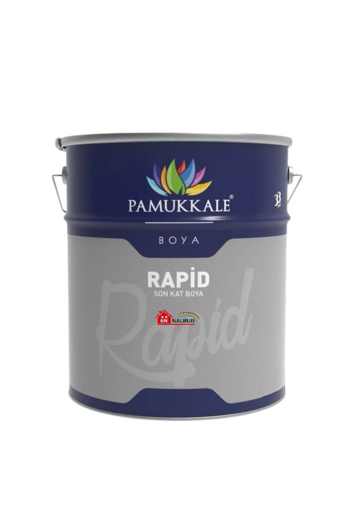 Pamukkale Rapid Endüstriyel Boya 2,5 Kg 9005 Siyah