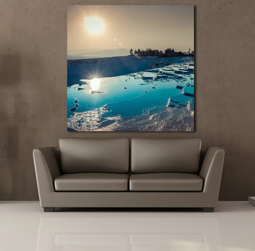 PAMUKKALE TRAVERTENLERİ KANVAS TABLO