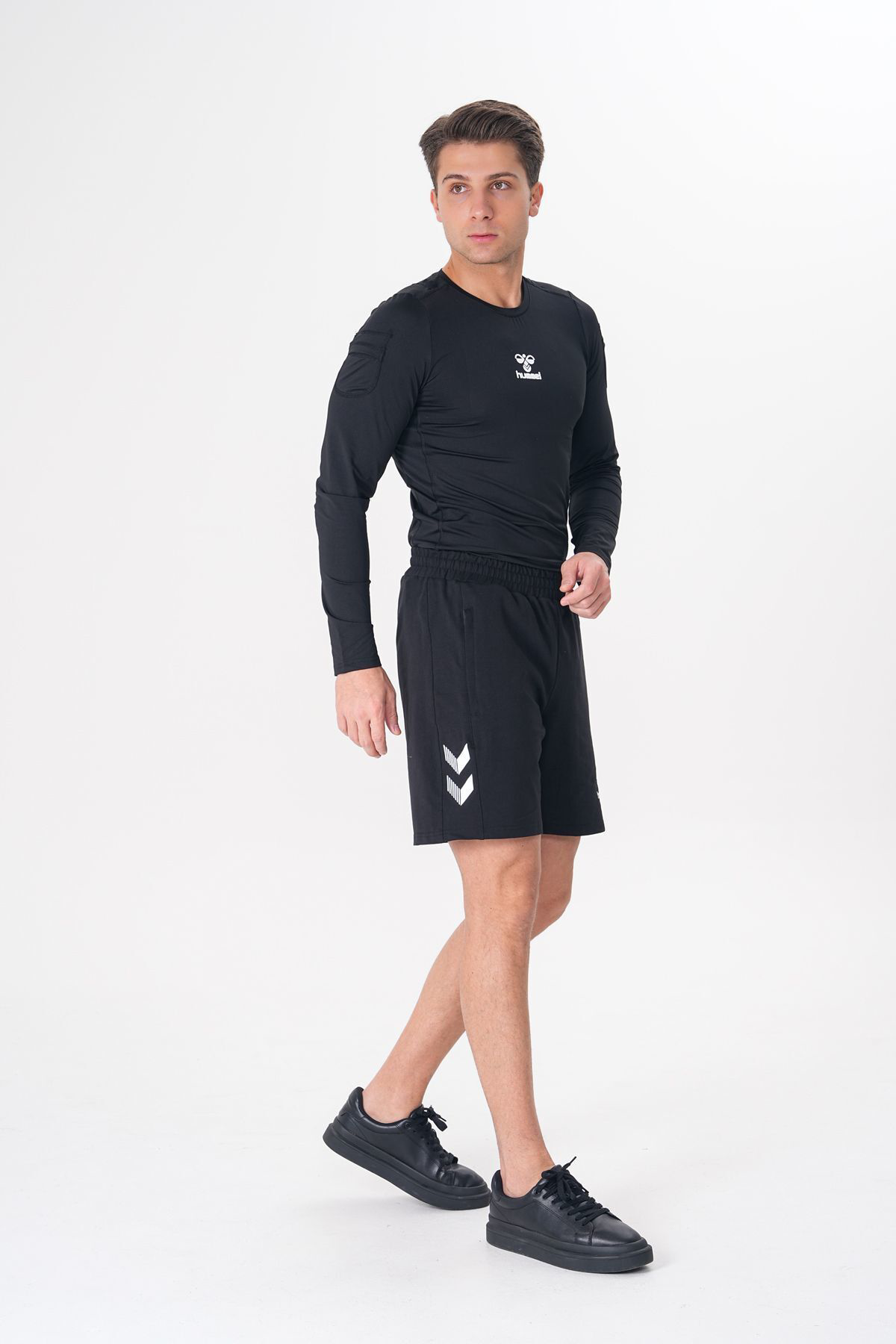 Hummel Pamuklu Cepli Günlük Ve Ders Şortu Siyah