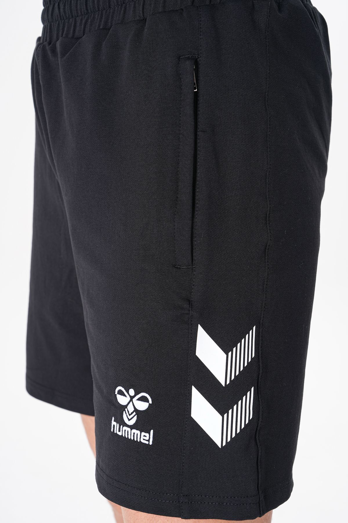 Hummel Pamuklu Cepli Günlük Ve Ders Şortu Siyah