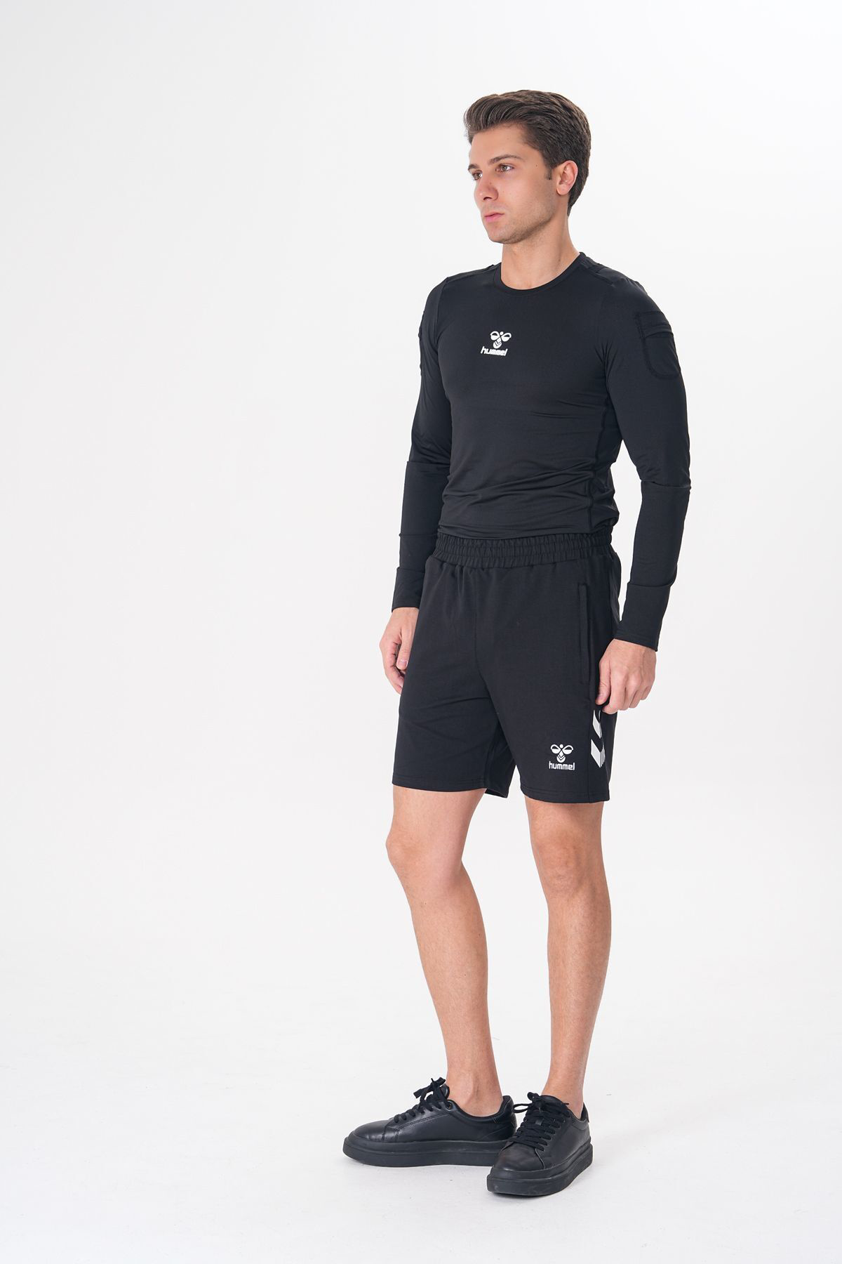 Hummel Pamuklu Cepli Günlük Ve Ders Şortu Siyah