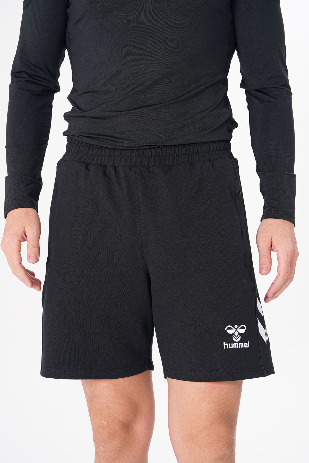 Hummel Pamuklu Cepli Günlük Ve Ders Şortu Siyah
