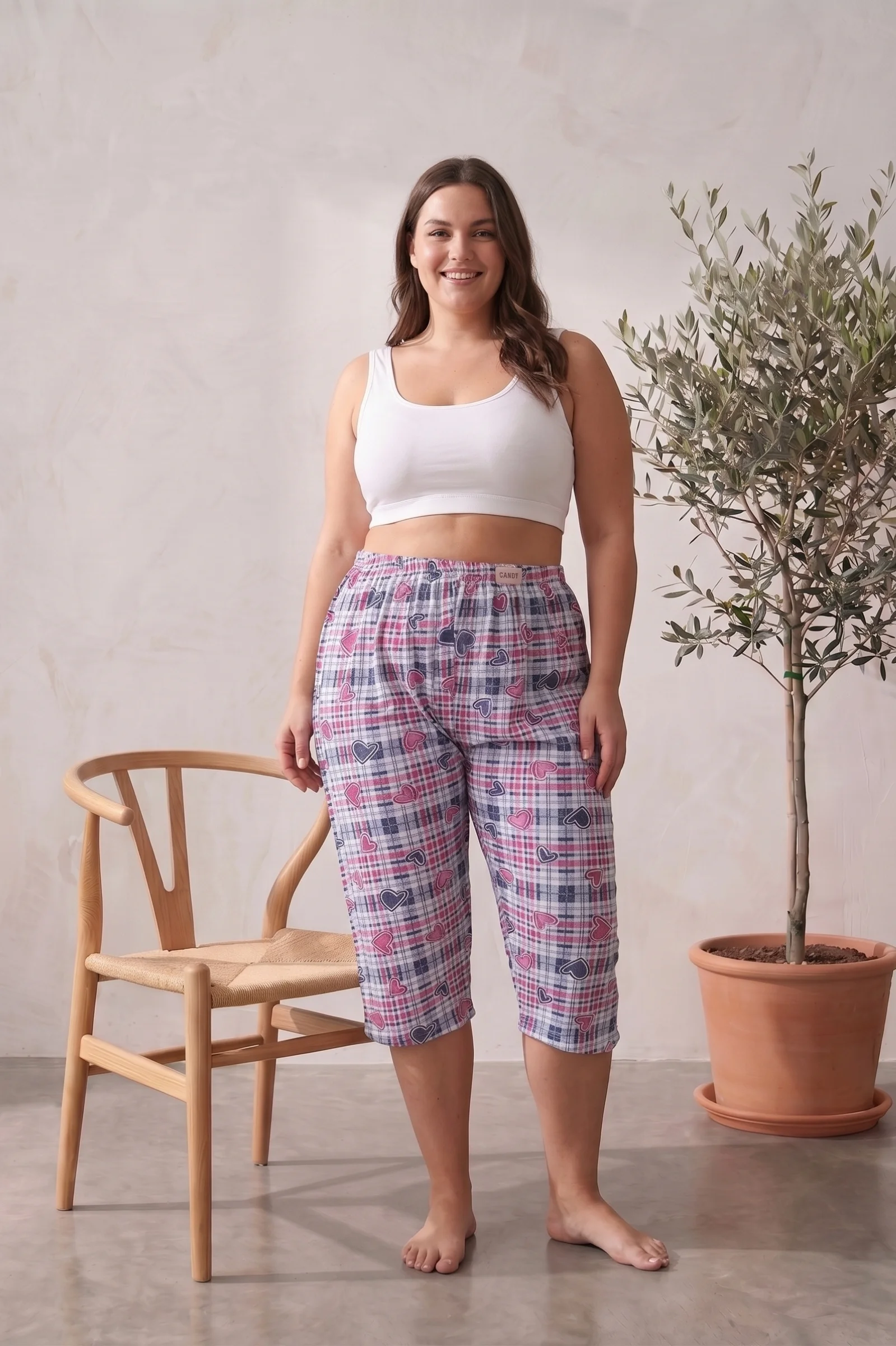 Pamuklu Desenli Büyük Beden Bermuda Kapri, Pembe, 3XL Pamuklu Desenli Büyük Beden Bermuda Kapri, Pembe, 3XL Fiyatı, Yorumları ve Özellikleri