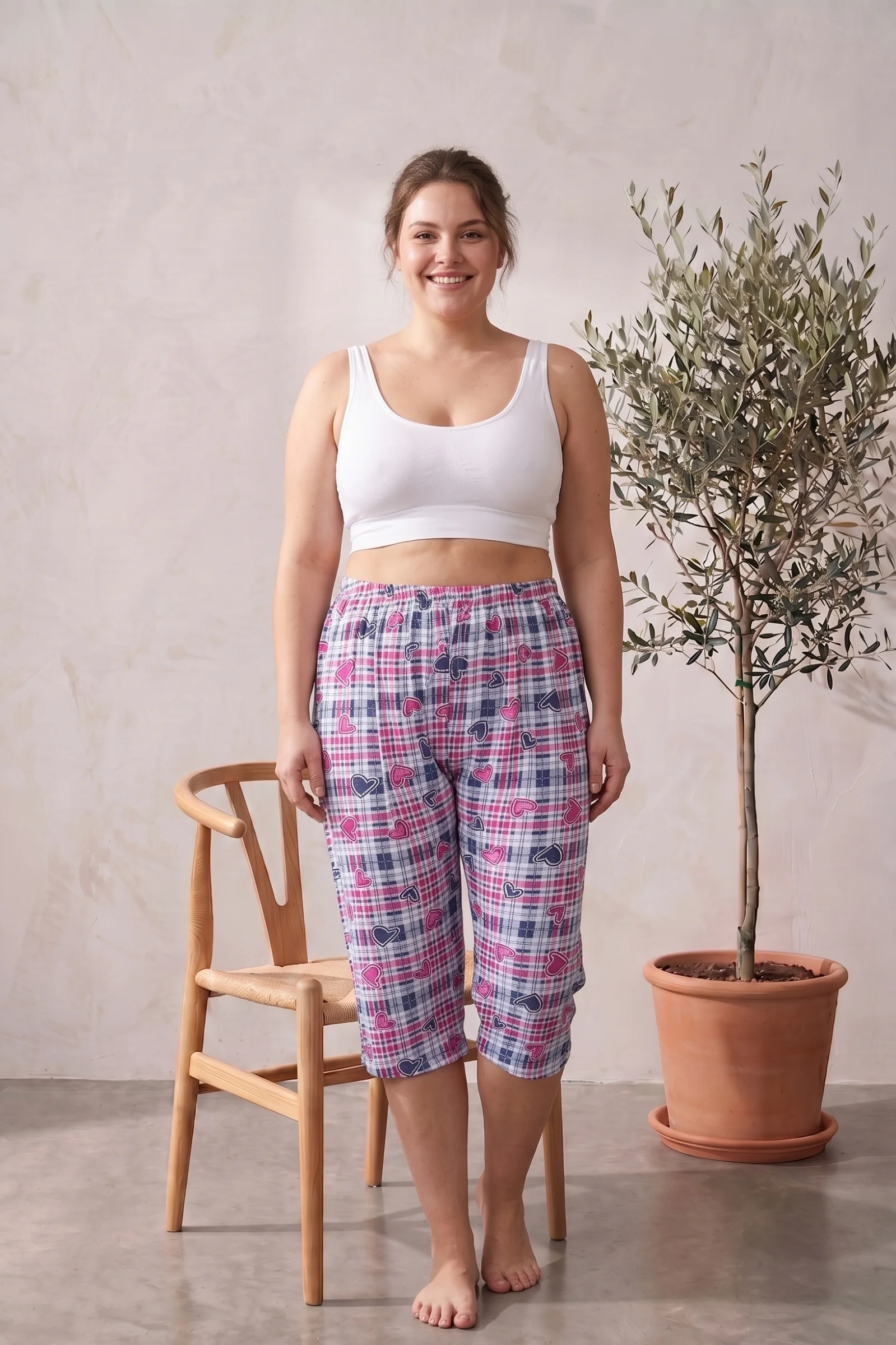Pamuklu Desenli Büyük Beden Bermuda Kapri, Pembe, 3XL Pamuklu Desenli Büyük Beden Bermuda Kapri, Pembe, 3XL Fiyatı, Yorumları ve Özellikleri