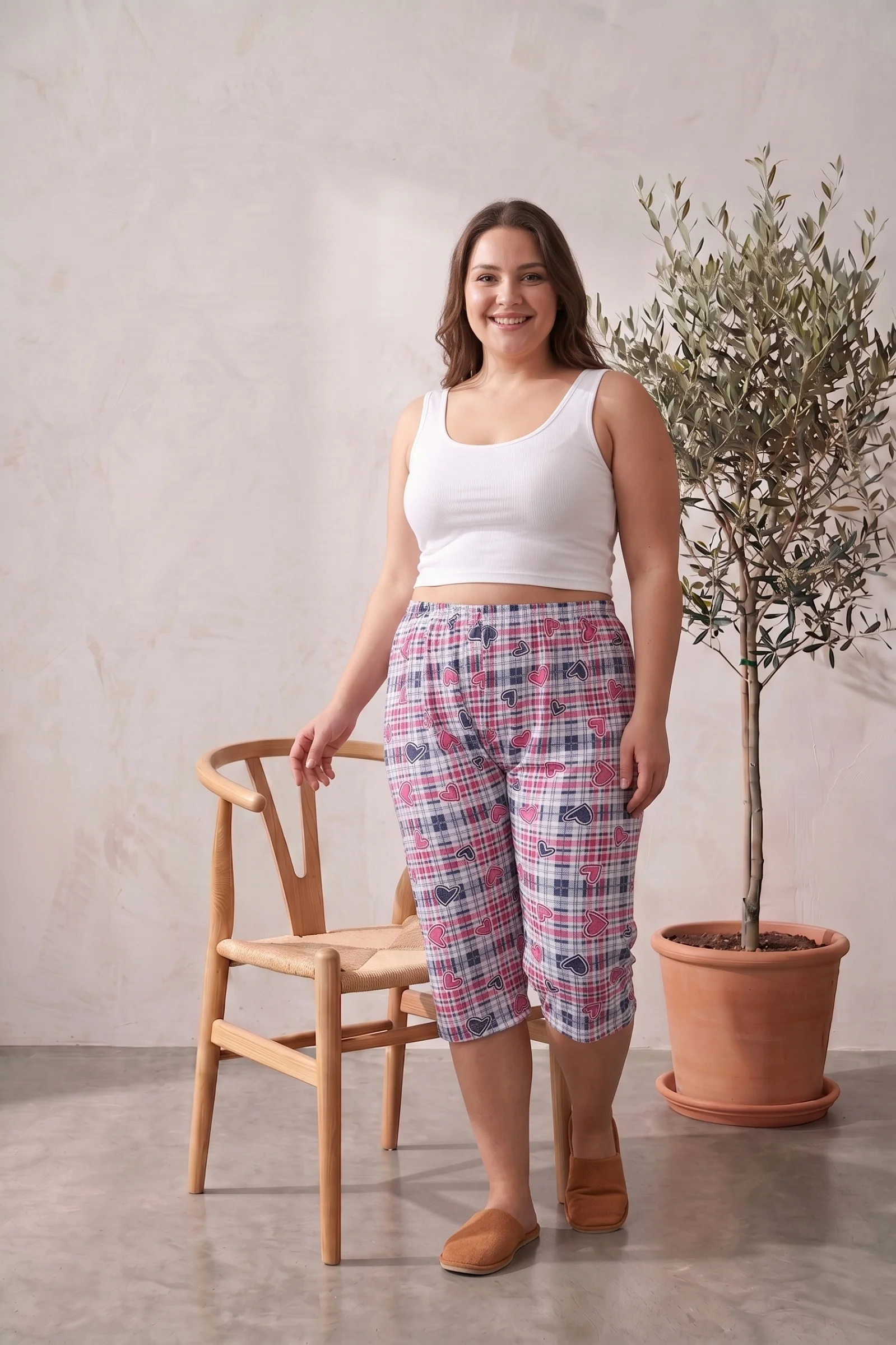 Pamuklu Desenli Büyük Beden Bermuda Kapri, Pembe, 3XL Pamuklu Desenli Büyük Beden Bermuda Kapri, Pembe, 3XL Fiyatı, Yorumları ve Özellikleri