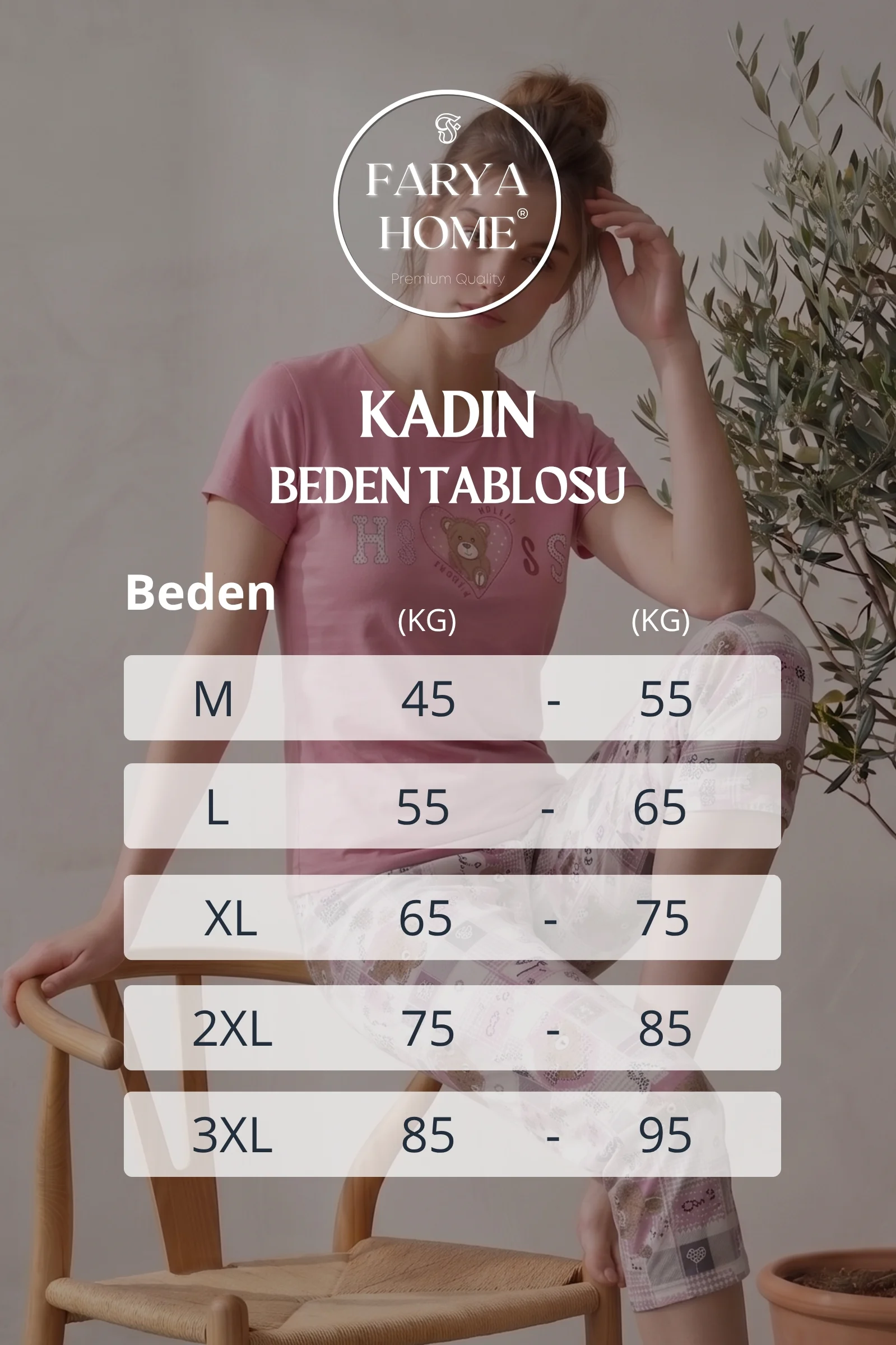 Pamuklu Desenli Kısa Kollu Bermuda Kapri Pijama Takımı, Pembe-Beyaz, 3XL Fiyatı, Yorumları ve Özellikleri