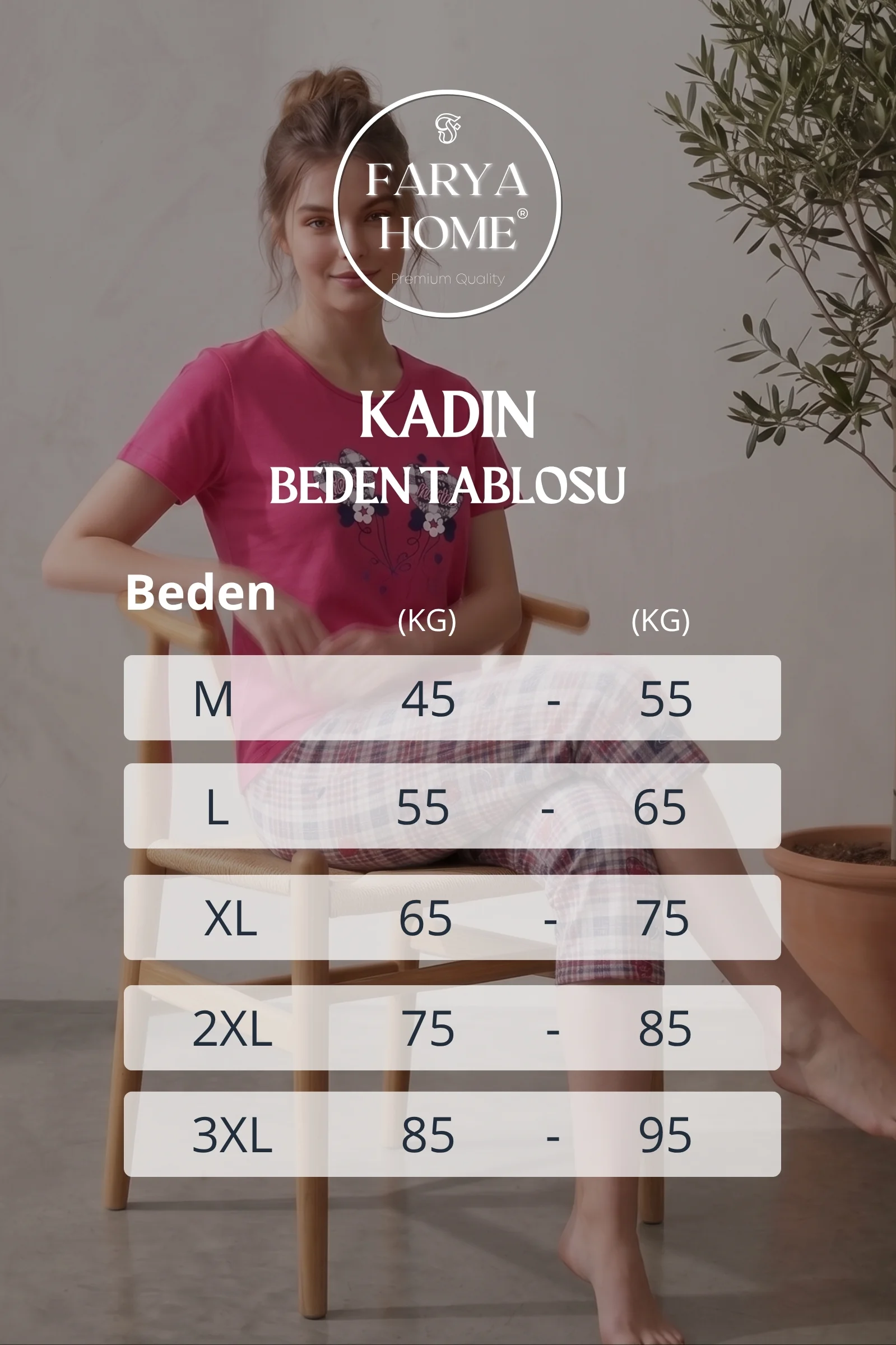 Pamuklu Desenli Kısa Kollu Bermuda Kapri Pijama Takımı, Fuşya-Lacivert, 3XL Fiyatı, Yorumları ve Özellikleri