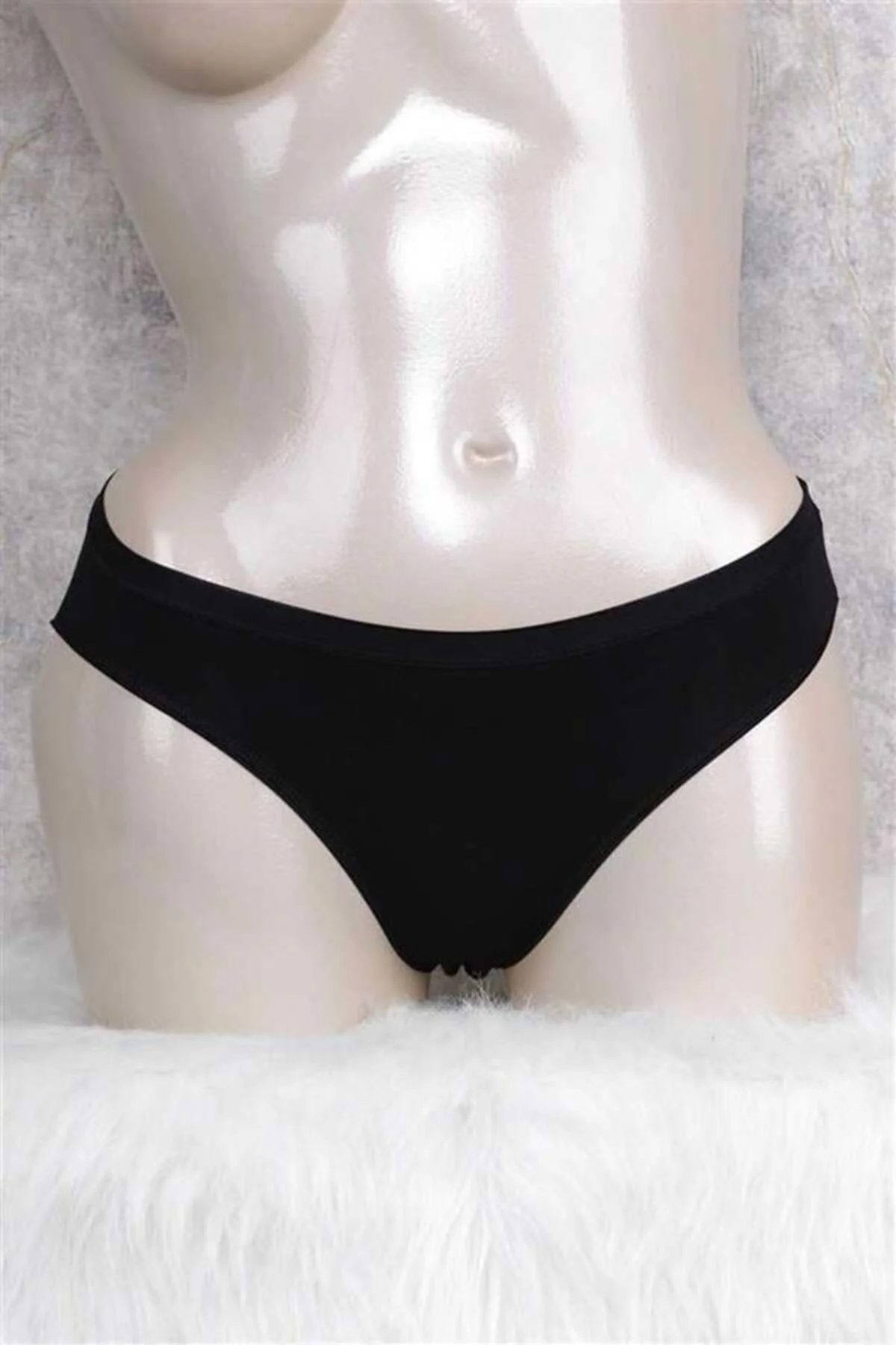 Pamuklu Düşük Bel Geniş Bel Lastikli Slip Pamuklu Düşük Bel Geniş Bel Lastikli Slip