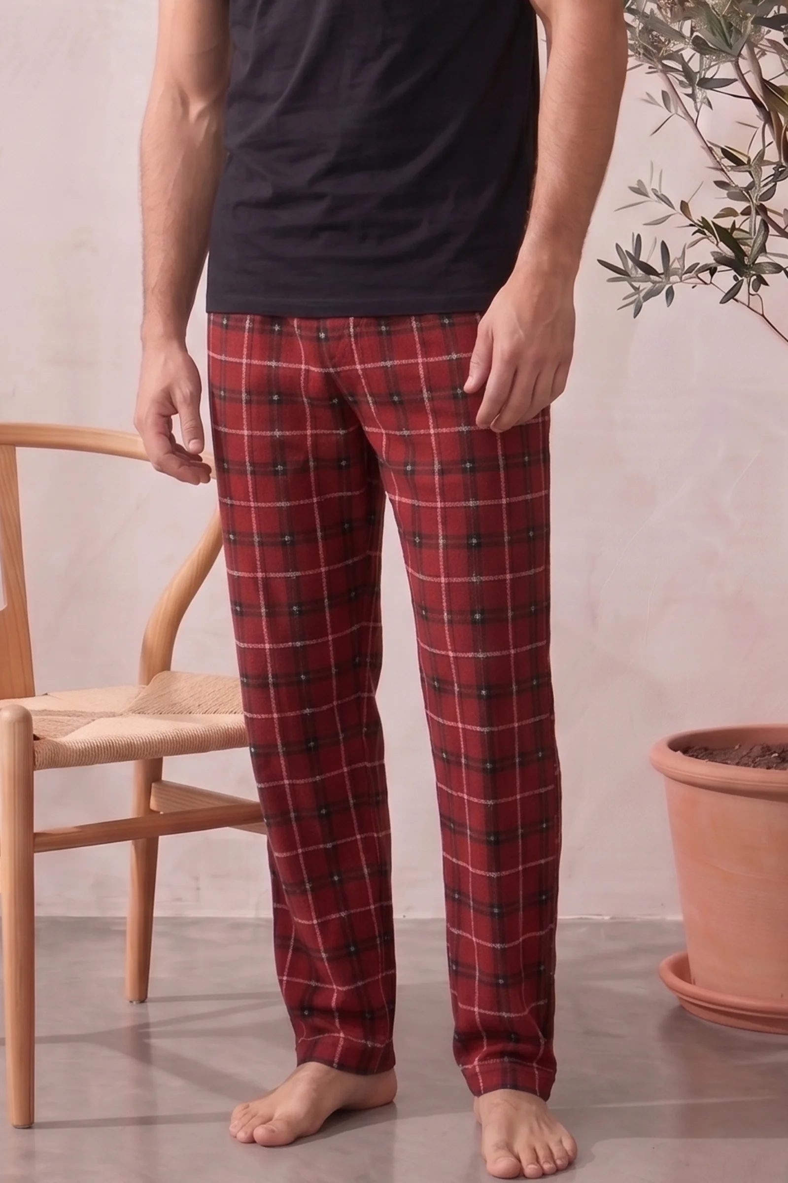 Pamuklu Ekose Kareli Yazlık Erkek Pijama Altı Pantolon, Bordo, M Pamuklu Ekose Kareli Yazlık Erkek Pijama Altı Pantolon, Bordo, M Fiyatı, Yorumları ve Özellikleri