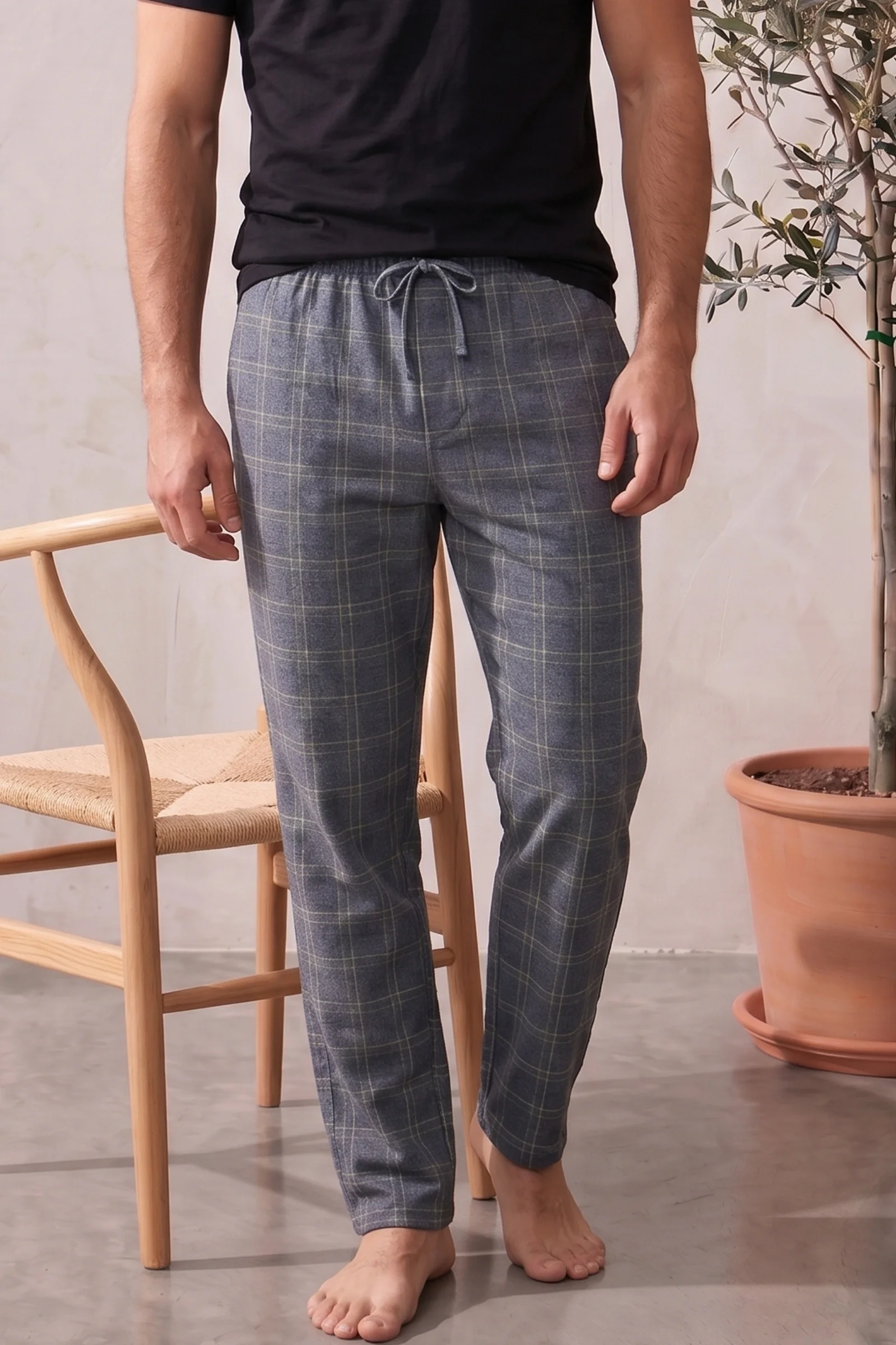 Pamuklu Ekose Kareli Yazlık Erkek Pijama Altı Pantolon, Gri, M Pamuklu Ekose Kareli Yazlık Erkek Pijama Altı Pantolon, Gri, M Fiyatı, Yorumları ve Özellikleri