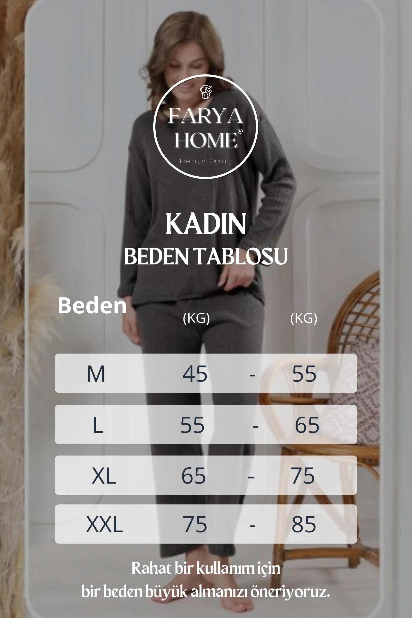 Pamuklu Kalın Kışlık İnterlok Şeritli Uzun Kollu Örme Pijama Takımı, Antrasit, XL Fiyatı, Yorumları ve Özellikleri