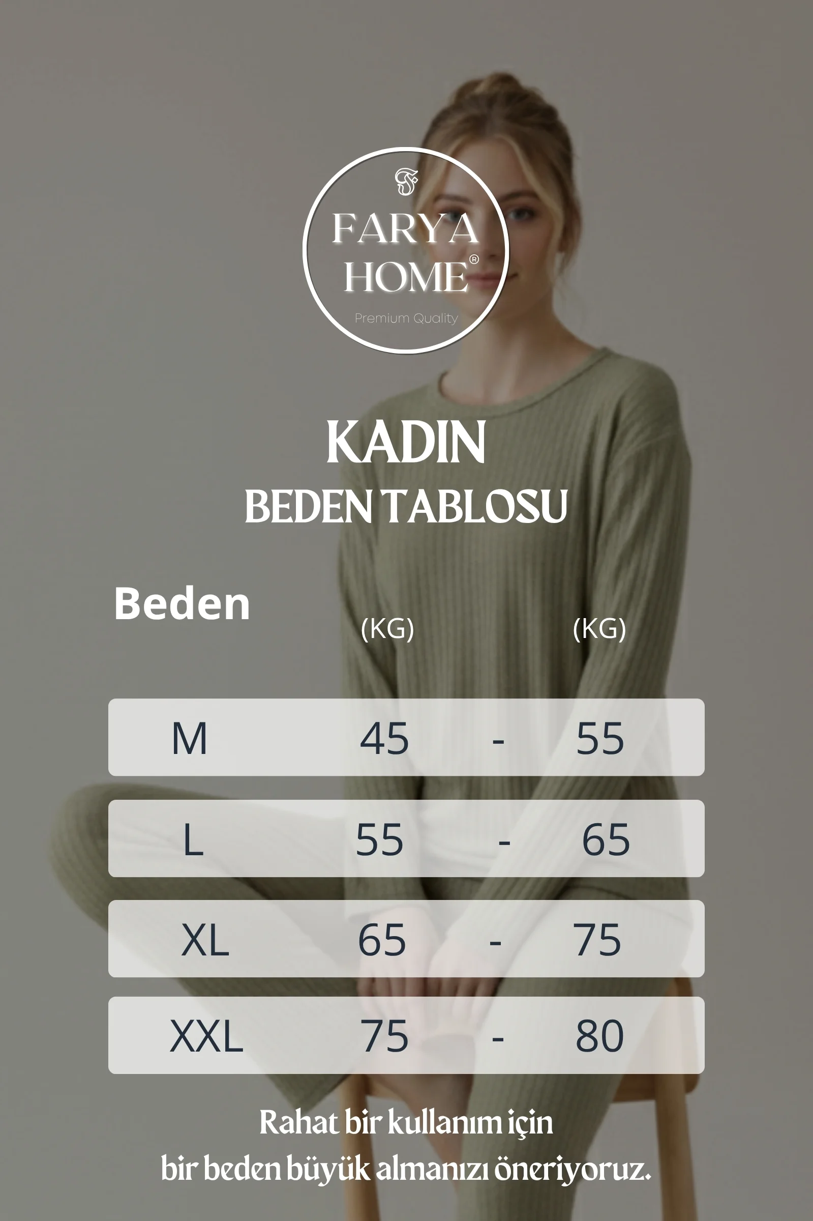 Pamuklu Kalın Kışlık İnterlok Şeritli Uzun Kollu Örme Pijama Takımı, Haki, 2XL Fiyatı, Yorumları ve Özellikleri