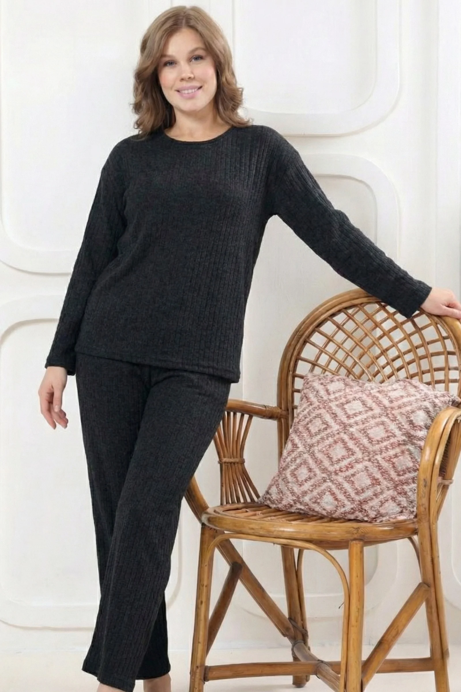 Pamuklu Kalın Kışlık İnterlok Şeritli Uzun Kollu Örme Pijama Takımı, FÜME, S Pamuklu Kalın Kışlık İnterlok Şeritli Uzun Kollu Örme Pijama Takımı, FÜME, S Fiyatı, Yorumları ve Özellikleri