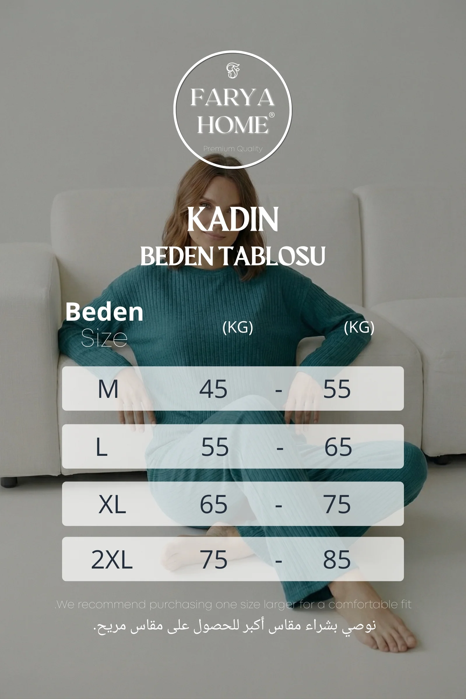 Pamuklu Kalın Kışlık İnterlok Şeritli Uzun Kollu Örme Pijama Takımı, Petrol, L Fiyatı, Yorumları ve Özellikleri