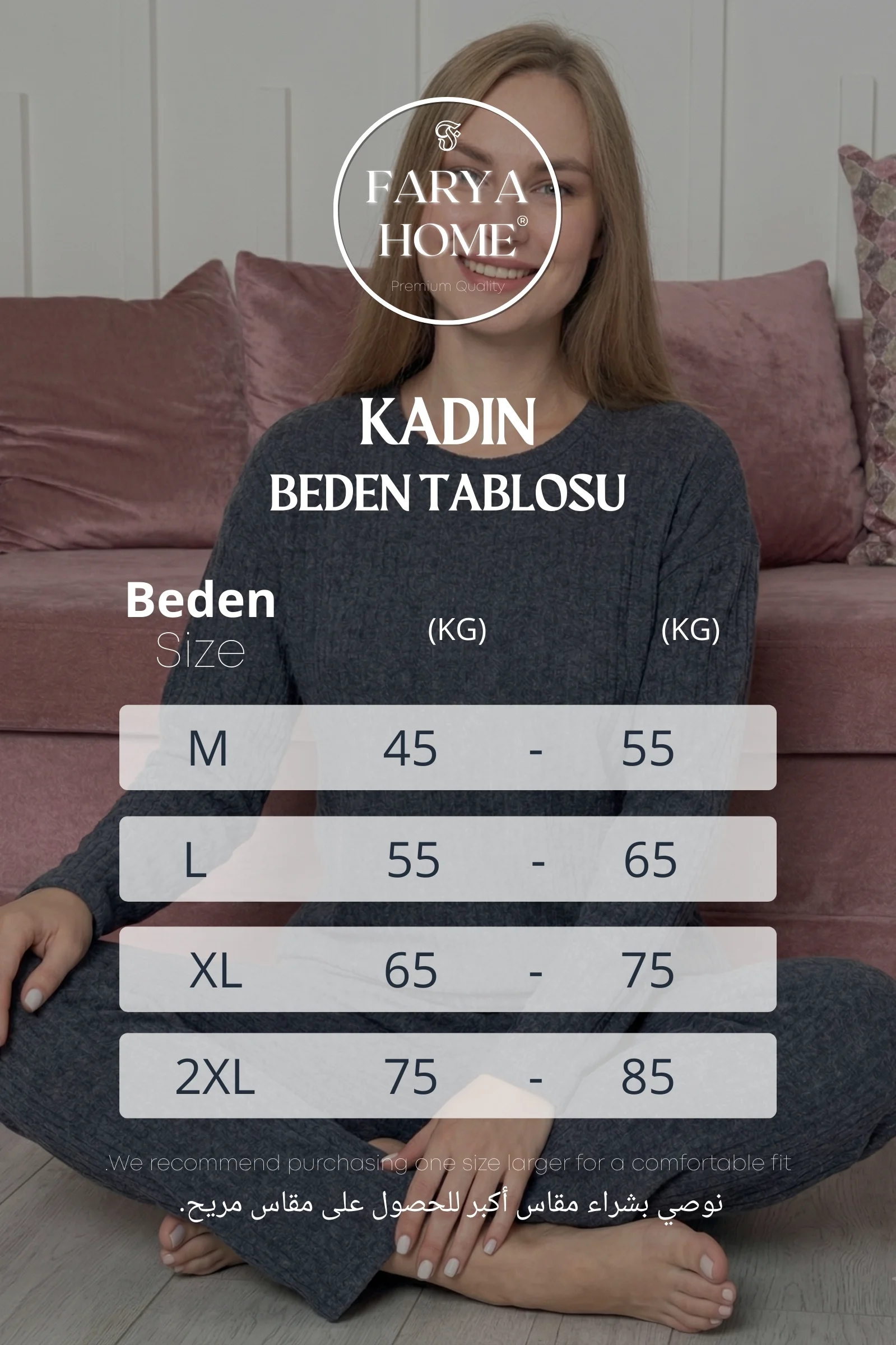 Pamuklu Kalın Kışlık İnterlok Şeritli Uzun Kollu Örme Pijama Takımı, İndigo, S Fiyatı, Yorumları ve Özellikleri