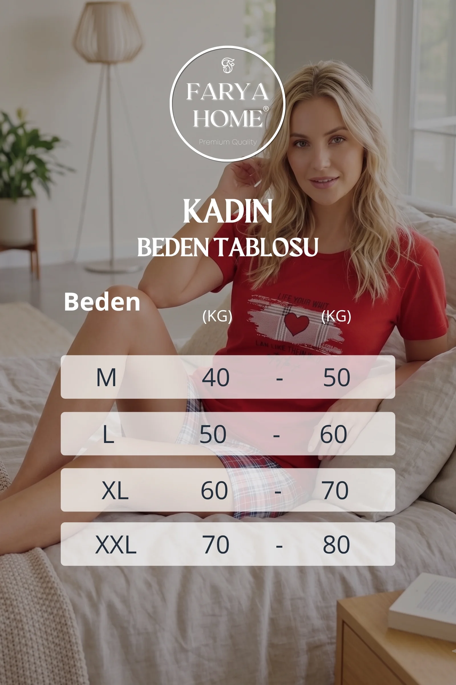 Pamuklu Kısa Kollu Desenli Şortlu Pijama Takımı, Kırmızı, L Fiyatı, Yorumları ve Özellikleri