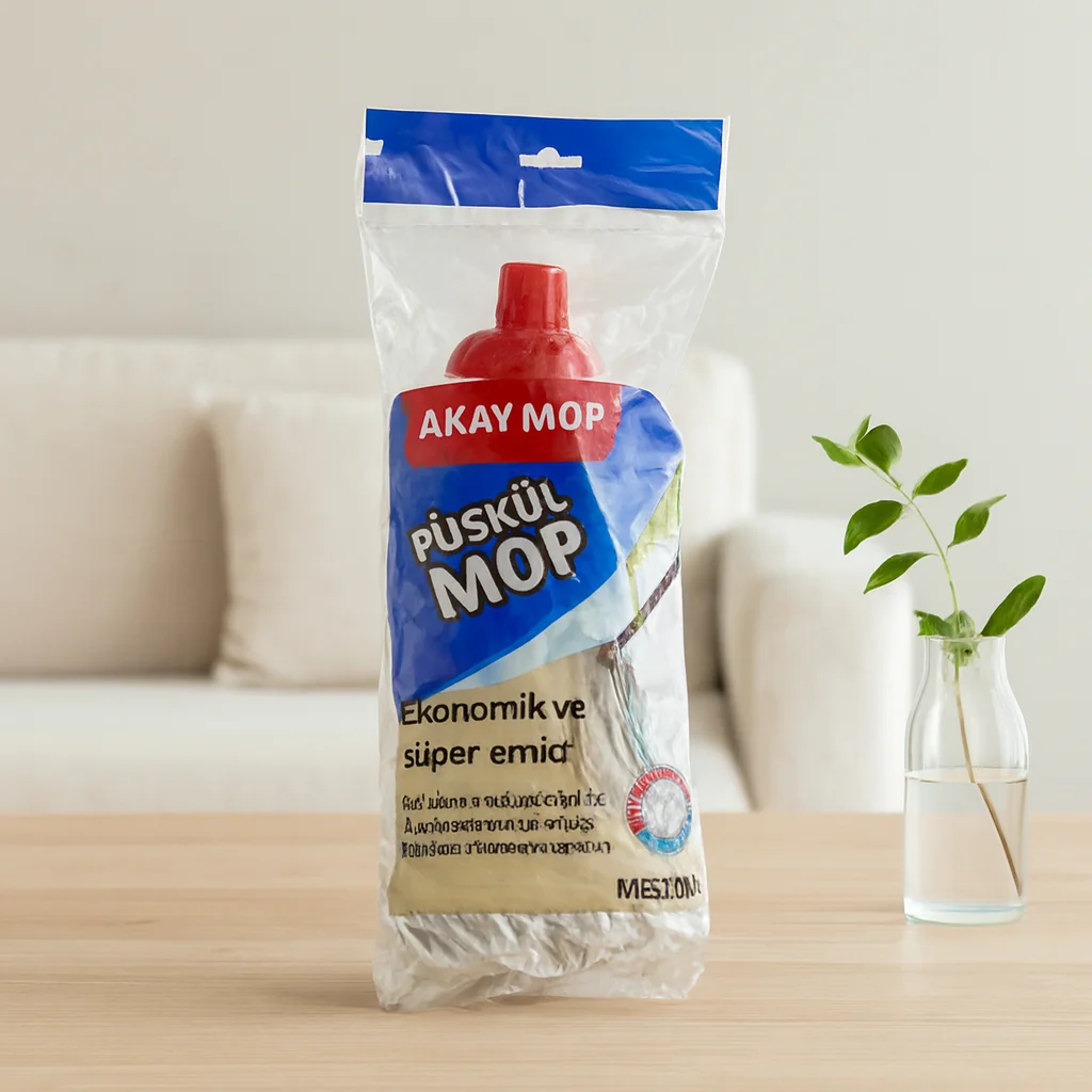 Pamuklu Püsküllü Küçük Mop (Klasik Sap Uyumlu) Pamuklu Püsküllü Küçük Mop (Klasik Sap Uyumlu)
