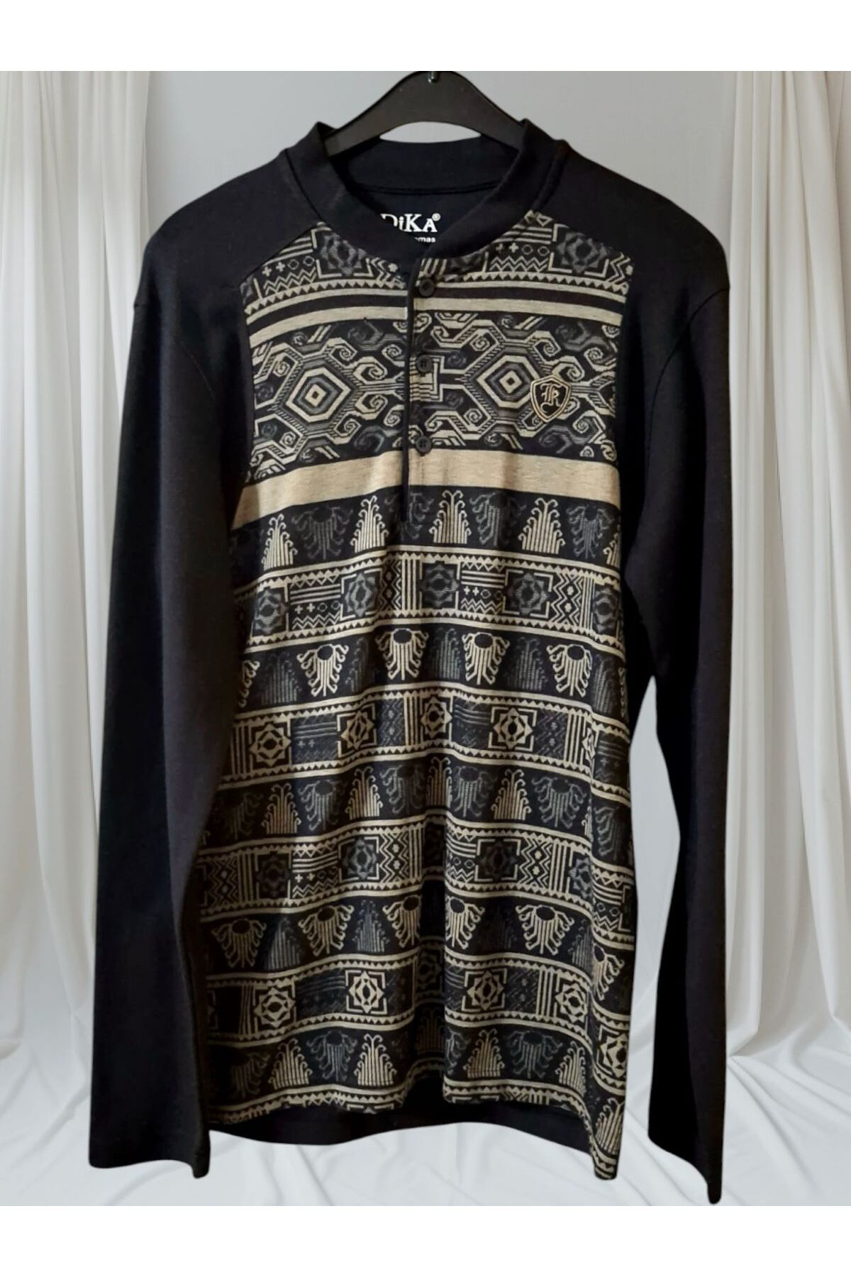 Pamuklu Uzun Kol Erkek Pijama Takımı