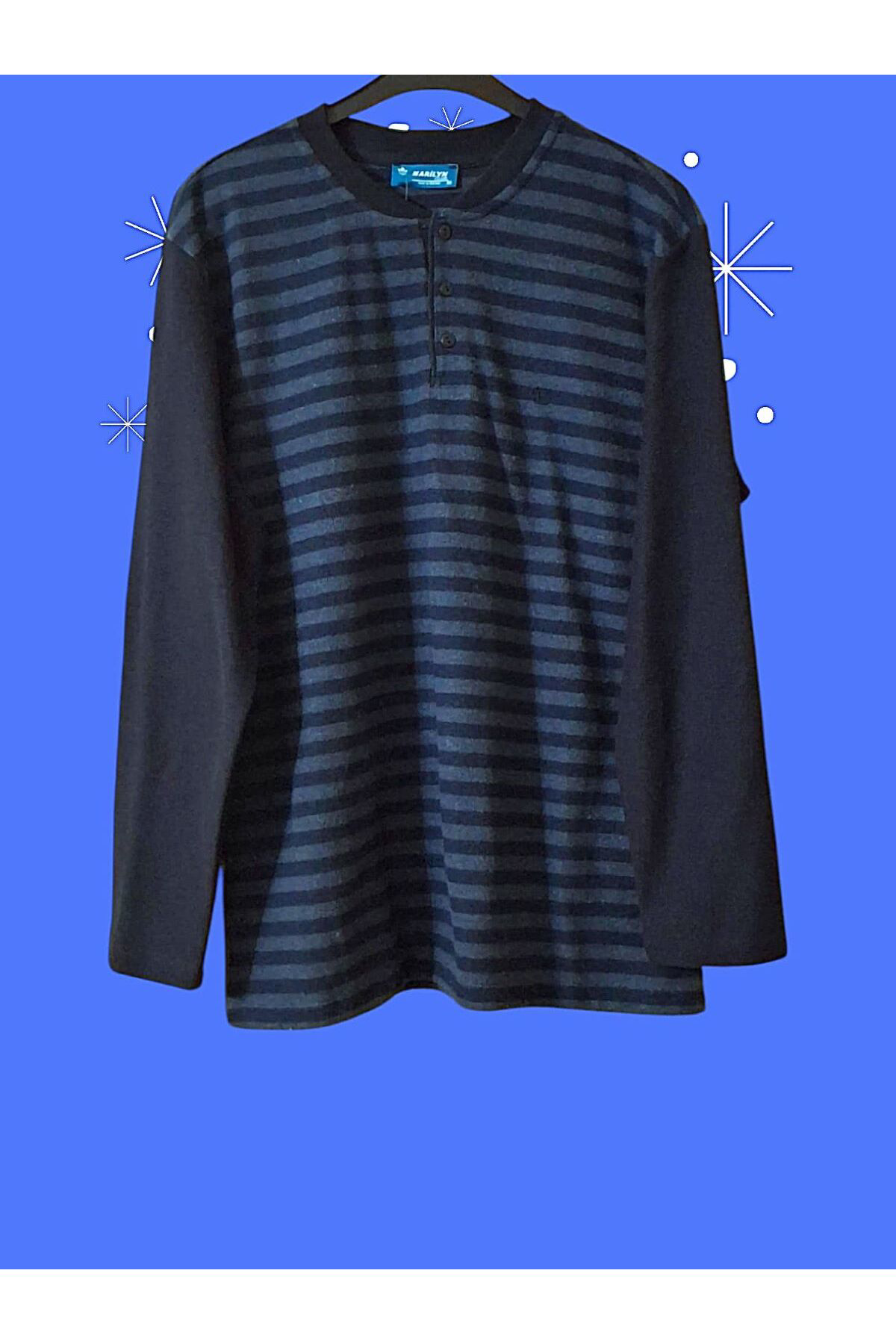 Pamuklu Uzun Kol Erkek Pijama Takımı