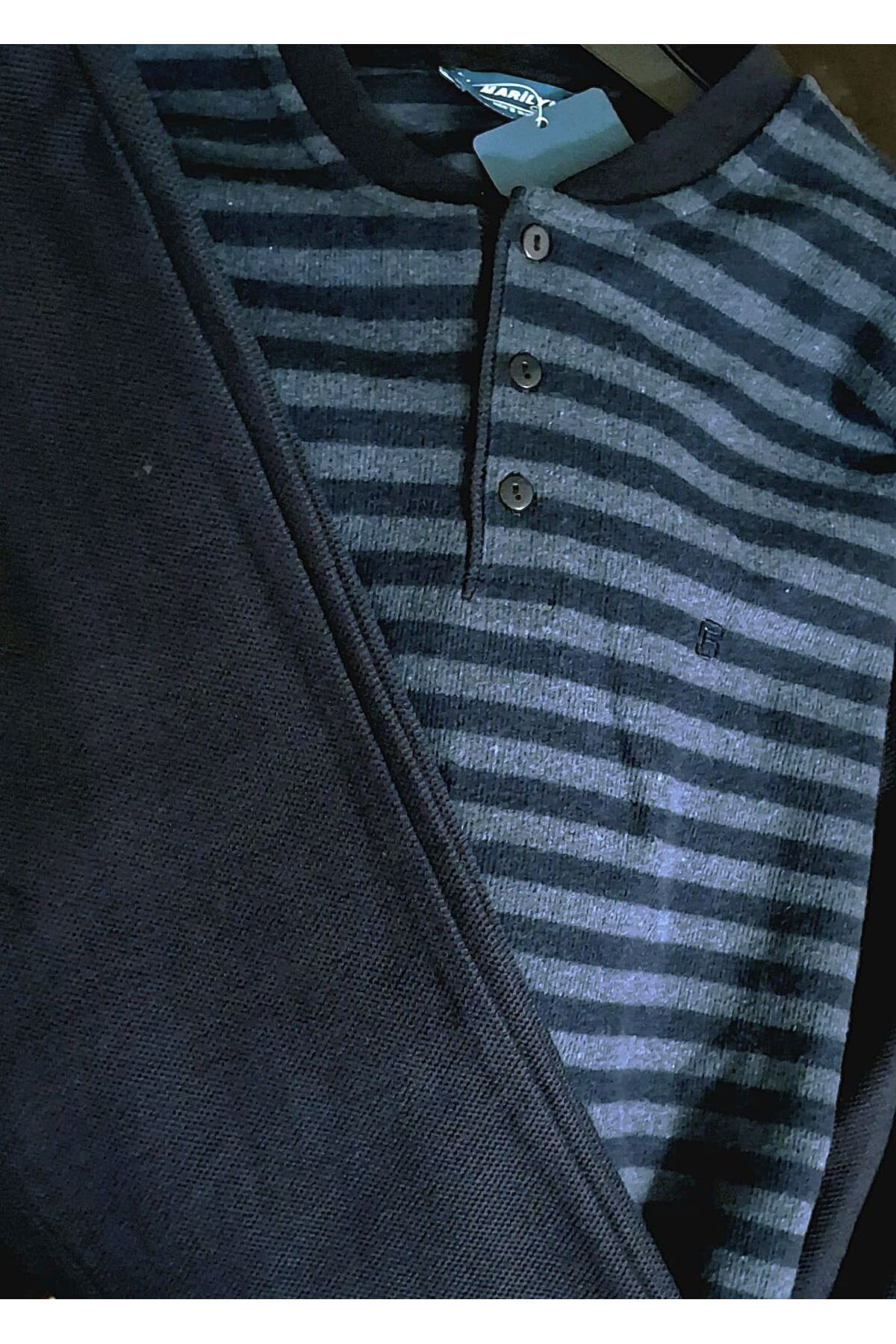 Pamuklu Uzun Kol Erkek Pijama Takımı