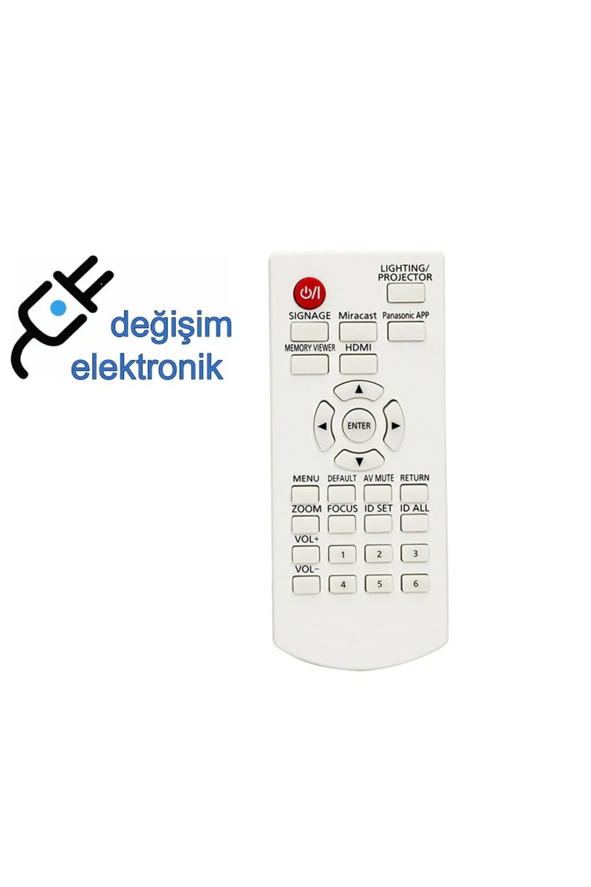 Panasoni c N2qaya000092 Projeksiyon Kumandası