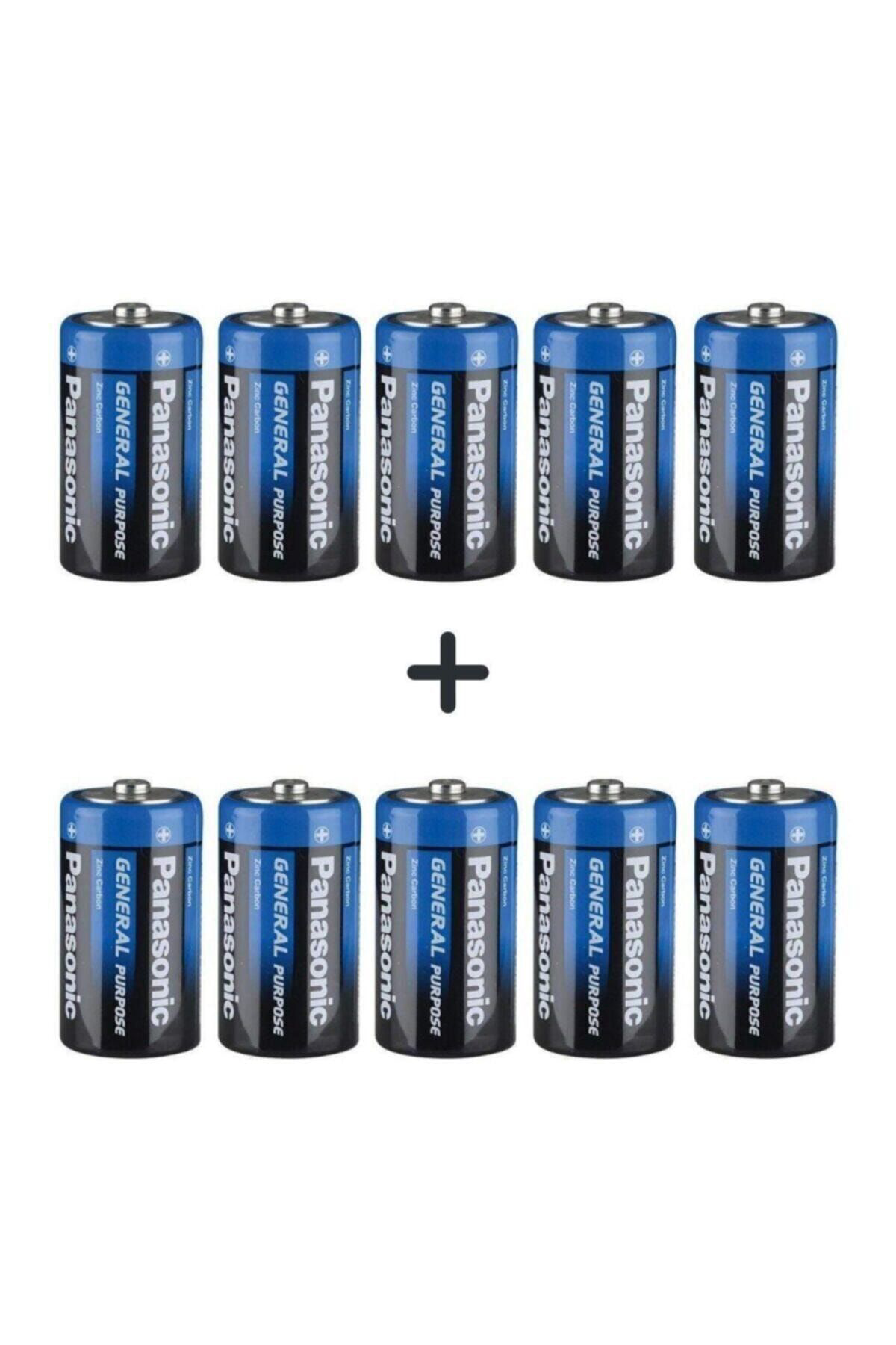 Panasonic 10'lu Özel D Büyük Boy Pil Paketi(10 D) Panasonic 10'lu Özel D Büyük Boy Pil Paketi(10 D)