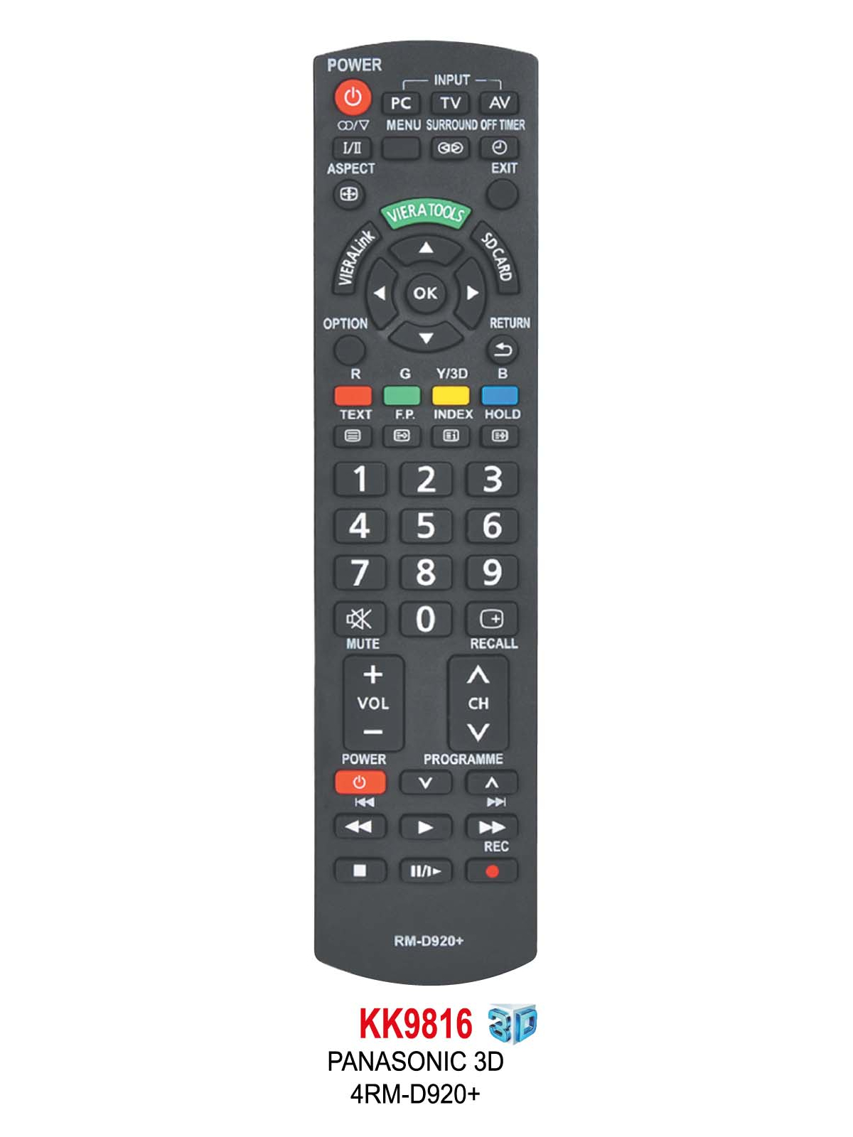 PANASONIC 3D - 4RM-D920+ KUMANDA