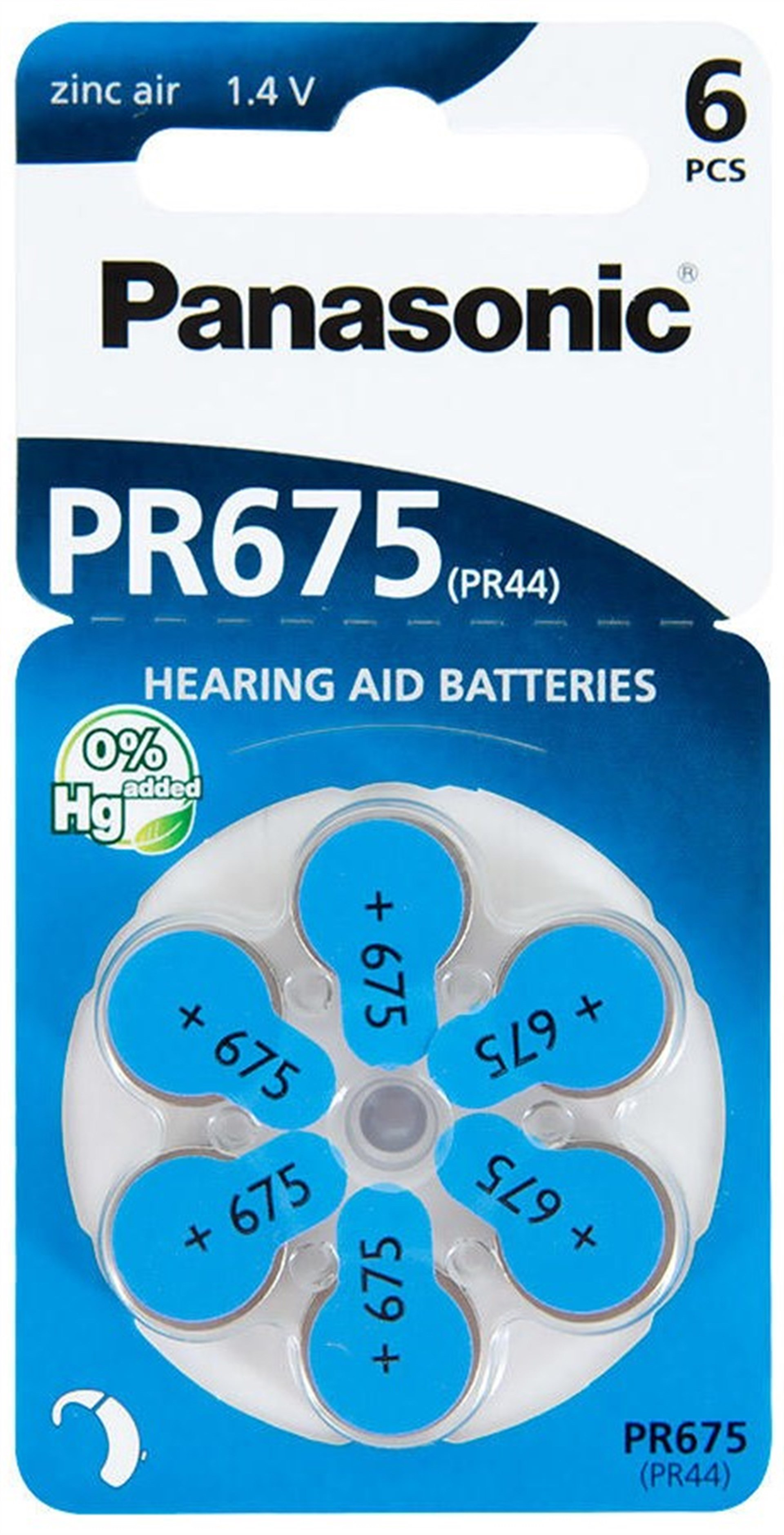 PANASONIC KULAKLIK PİLİ 13 - 675 - 513 - 10