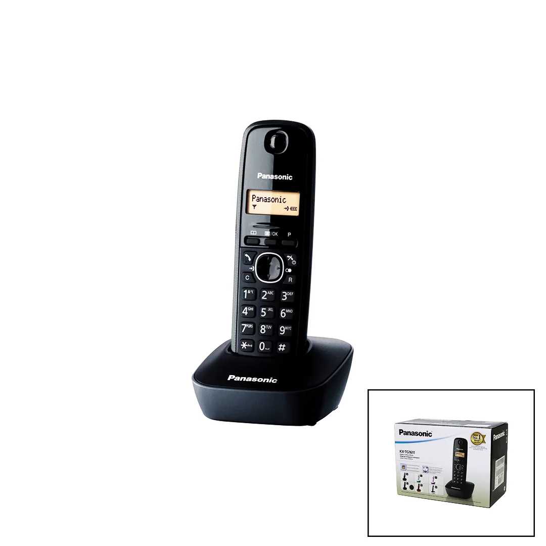Panasonic KX-TG1611 Siyah - Oval Kablosuz Dijital Telsiz Telefon Fiyatı, Yorumları ve Özellikleri