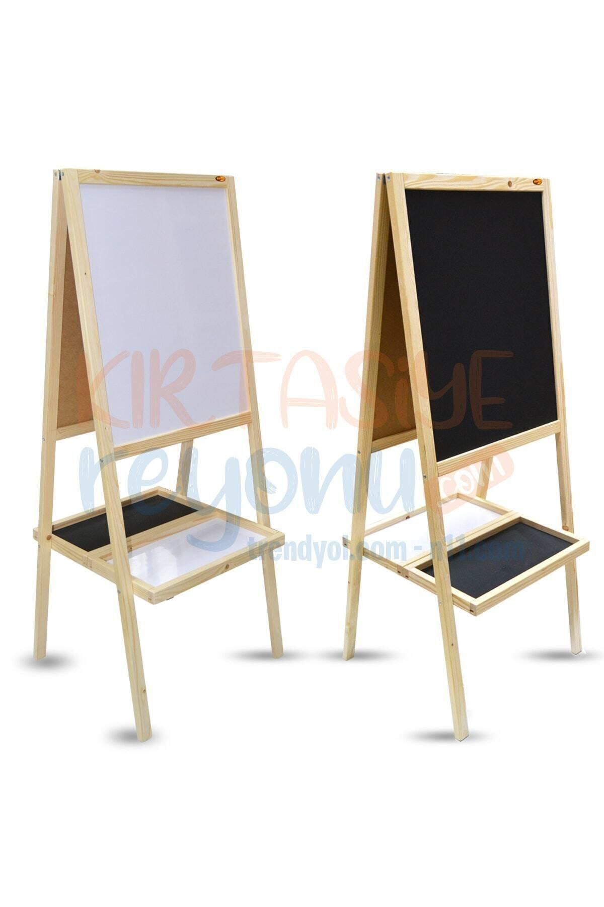 Panda Ahşap Ayaklı Çift Taraflı Sepetli Öğrenci Tipi 40x55 Yazı T