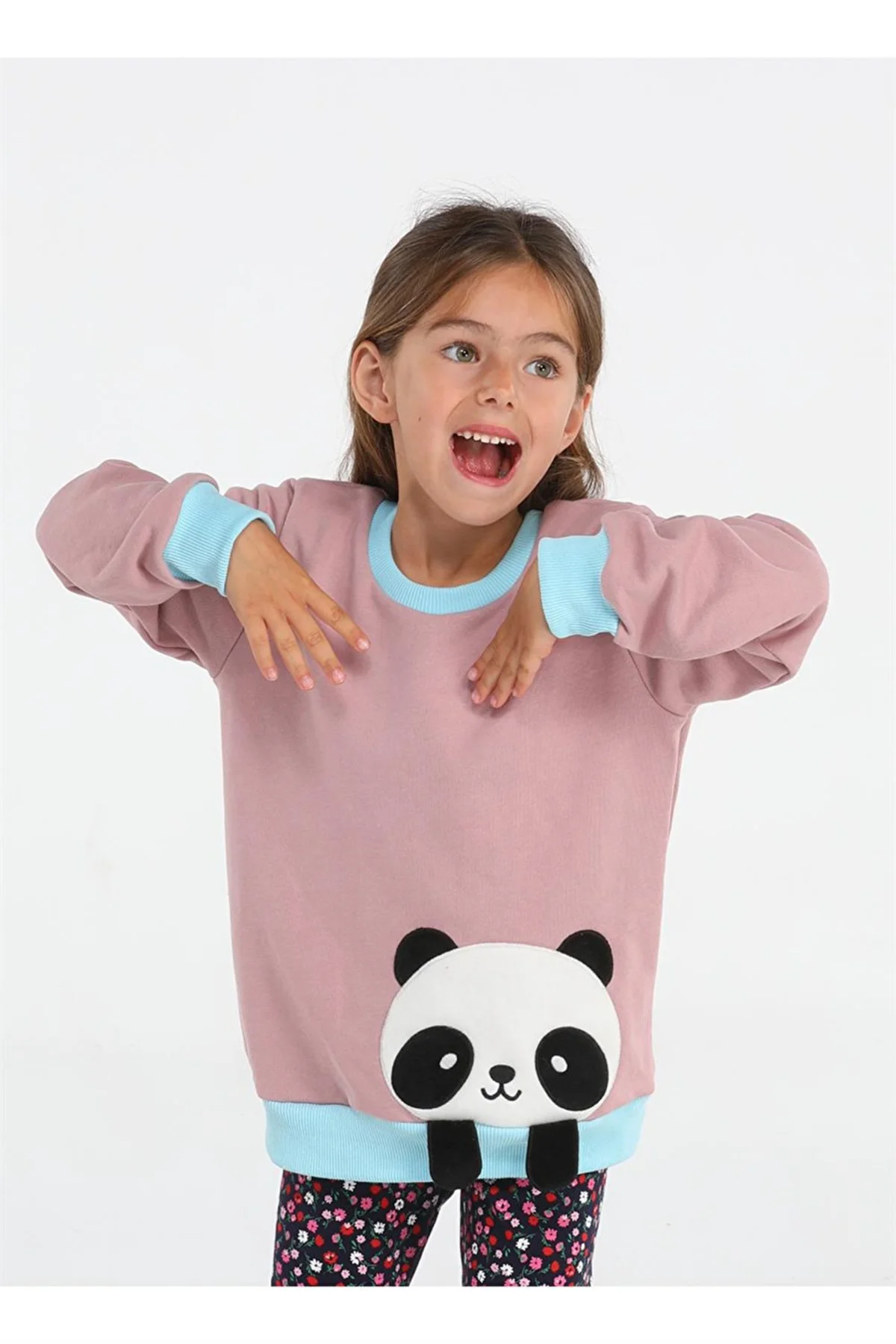 Panda Gülkurusu Kız Çocuk Sweatshirt Beden: 3 Yaş