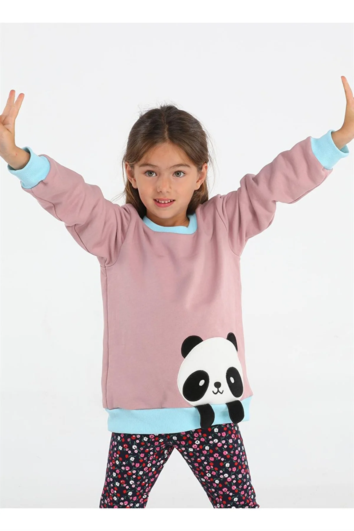 Panda Gülkurusu Kız Çocuk Sweatshirt Beden: 3 Yaş