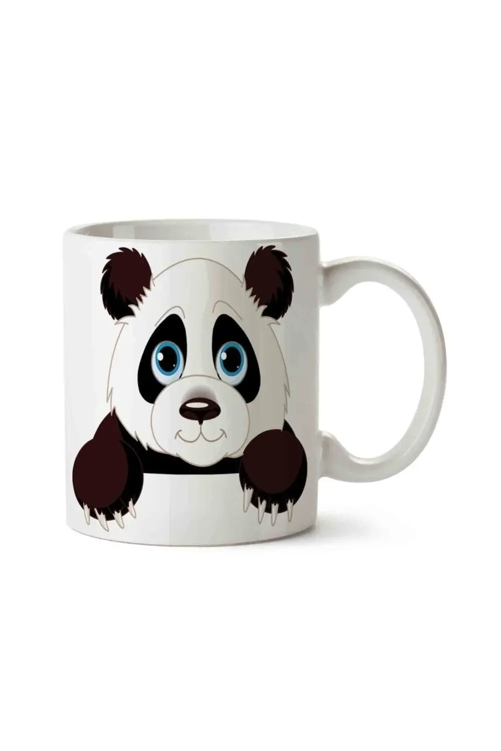 Panda Sevimli Bakış Porselen Kupa Bardak