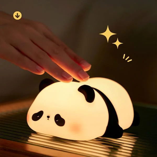 Panda Tasarımlı Dokunmatik Renk Değiştiren Gece Lambası