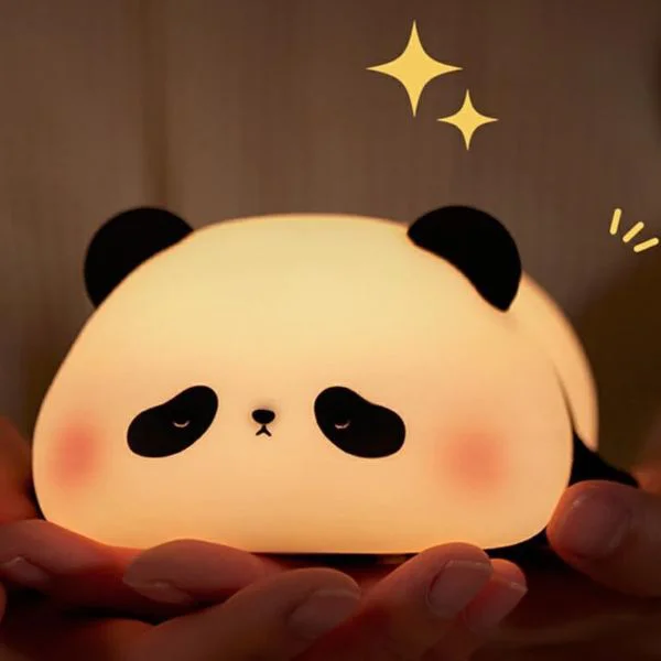 Panda Tasarımlı Dokunmatik Renk Değiştiren Gece Lambası