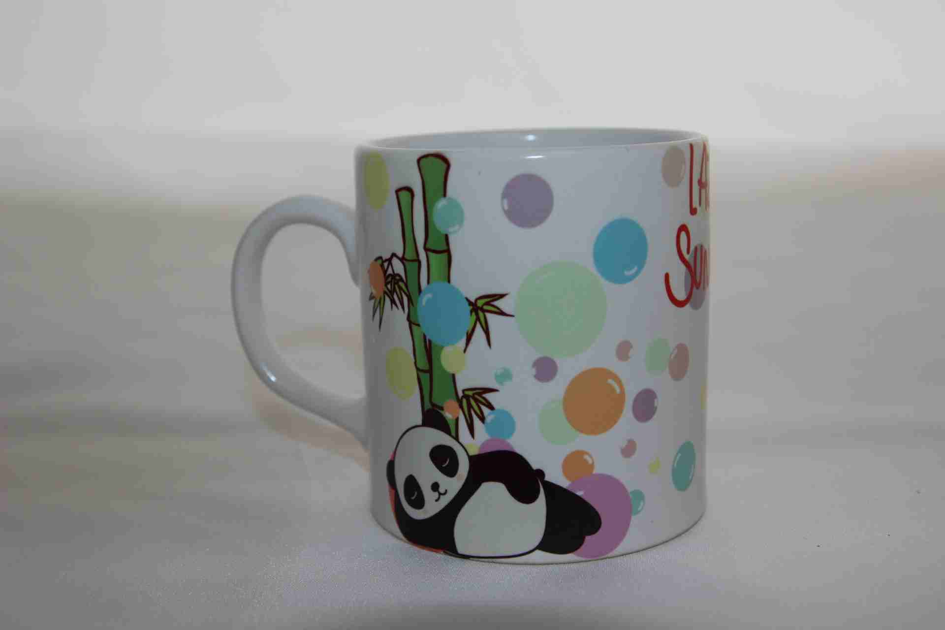 Panda Temalı Termos Ve Panda Baskılı Kupa Bardak Hediye Kutusu