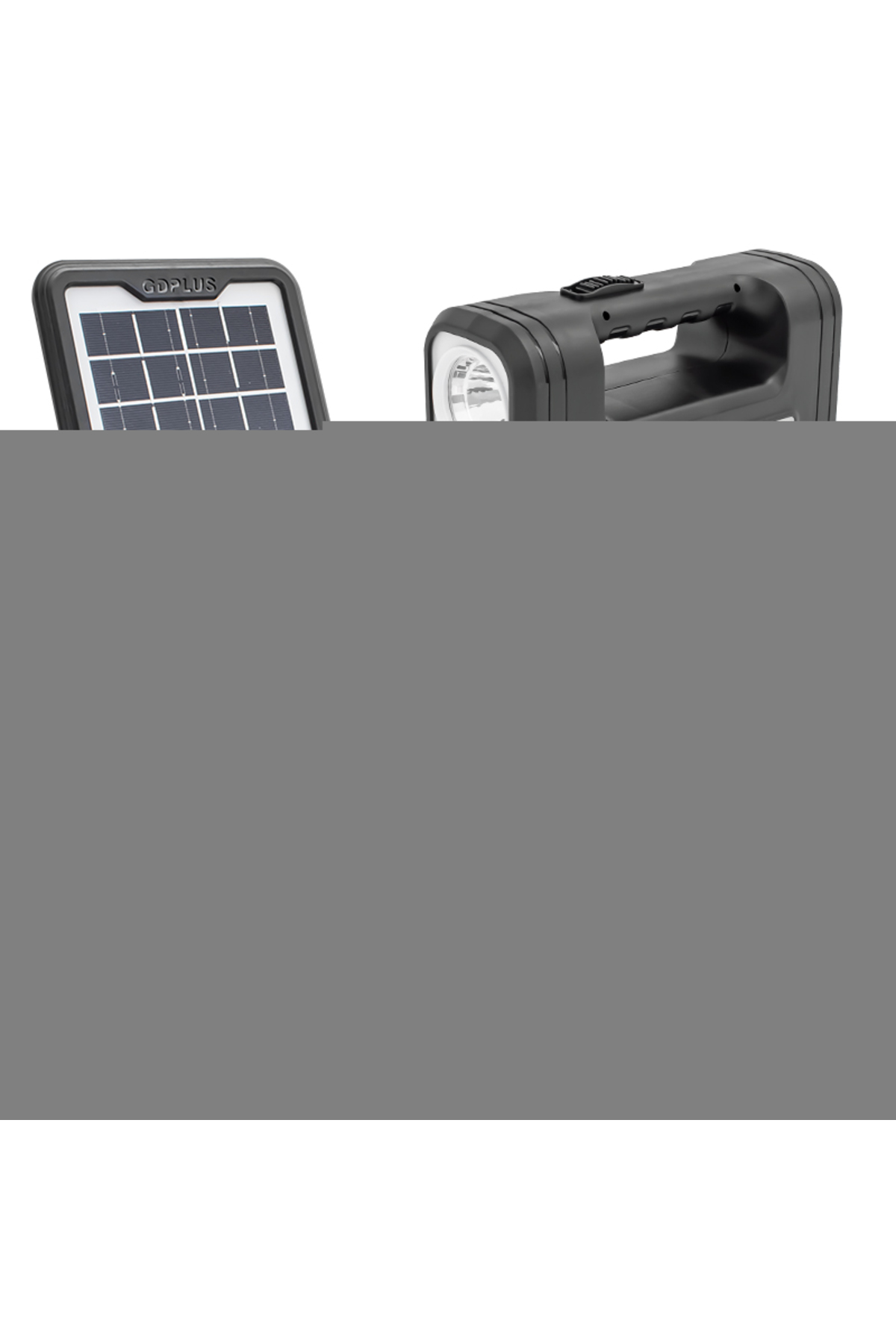 PANELLİ SOLAR LAMBA 3 AMPULLÜ SET AKÜLÜ SOLAR IŞILDAK FENER (4434