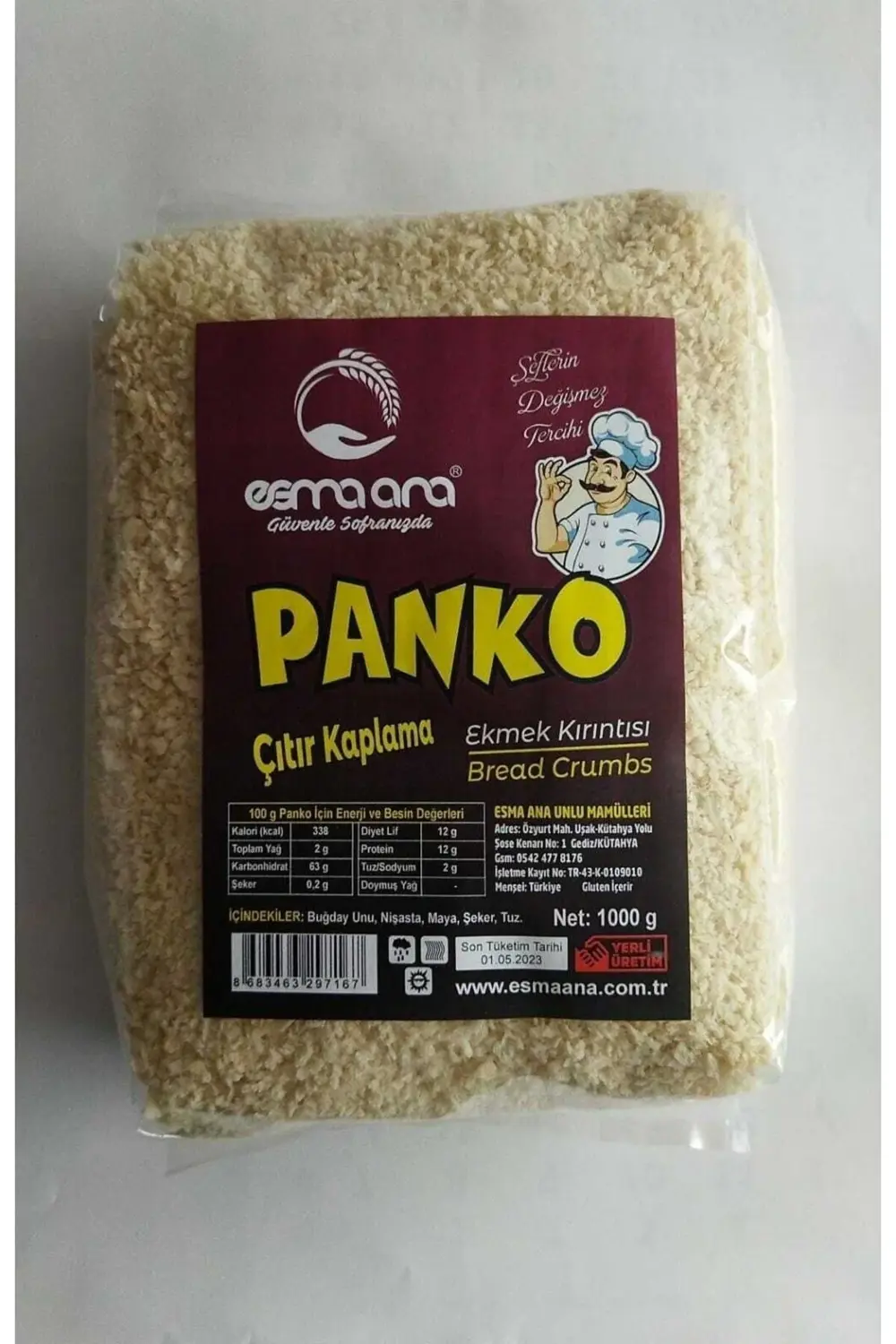 Esma Ana Panko 2 Adet Ekmek Kırıntısı 2 X 1000 G