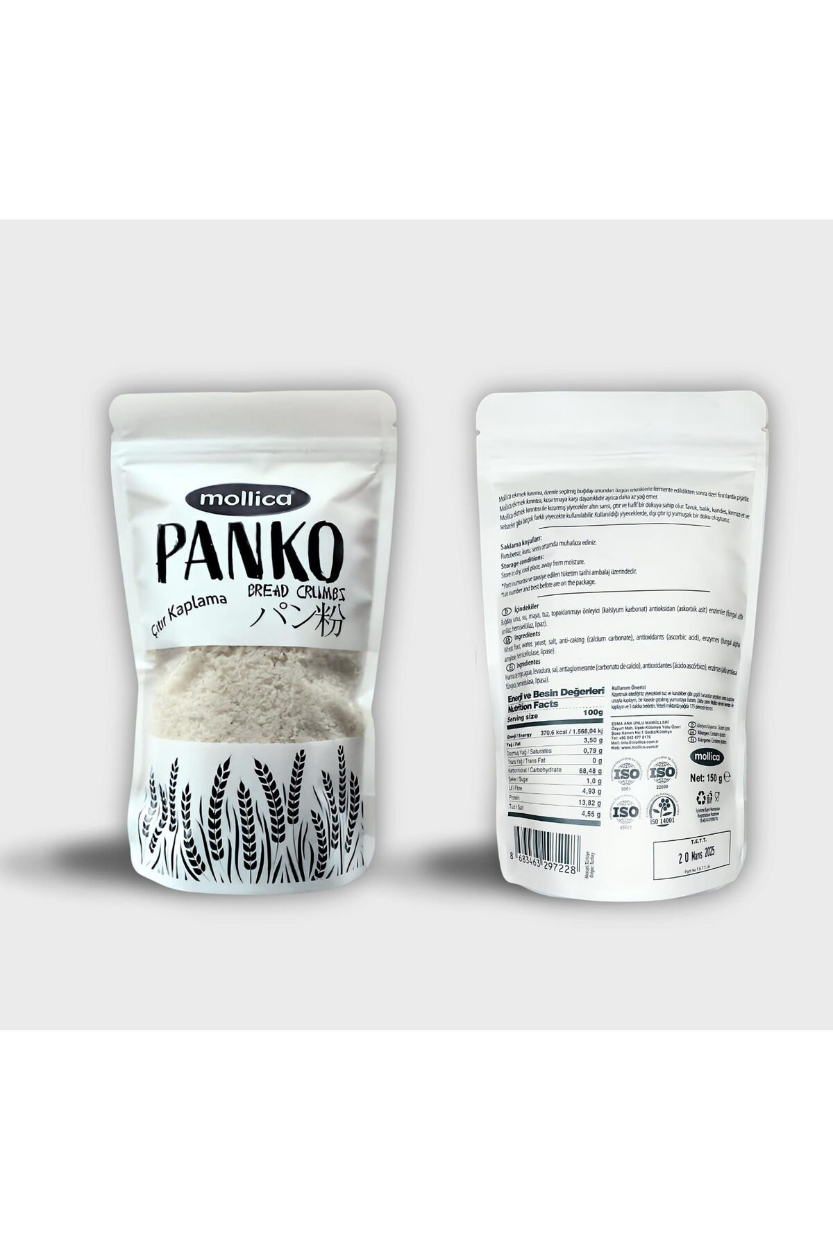 Panko Ekmek Kırıntısı Çıtır Kaplama 150 G
