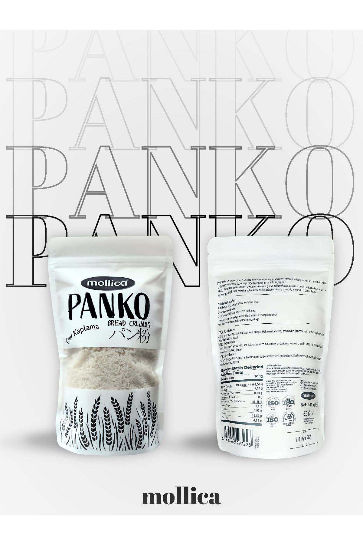 Panko Ekmek Kırıntısı Çıtır Kaplama 150 G