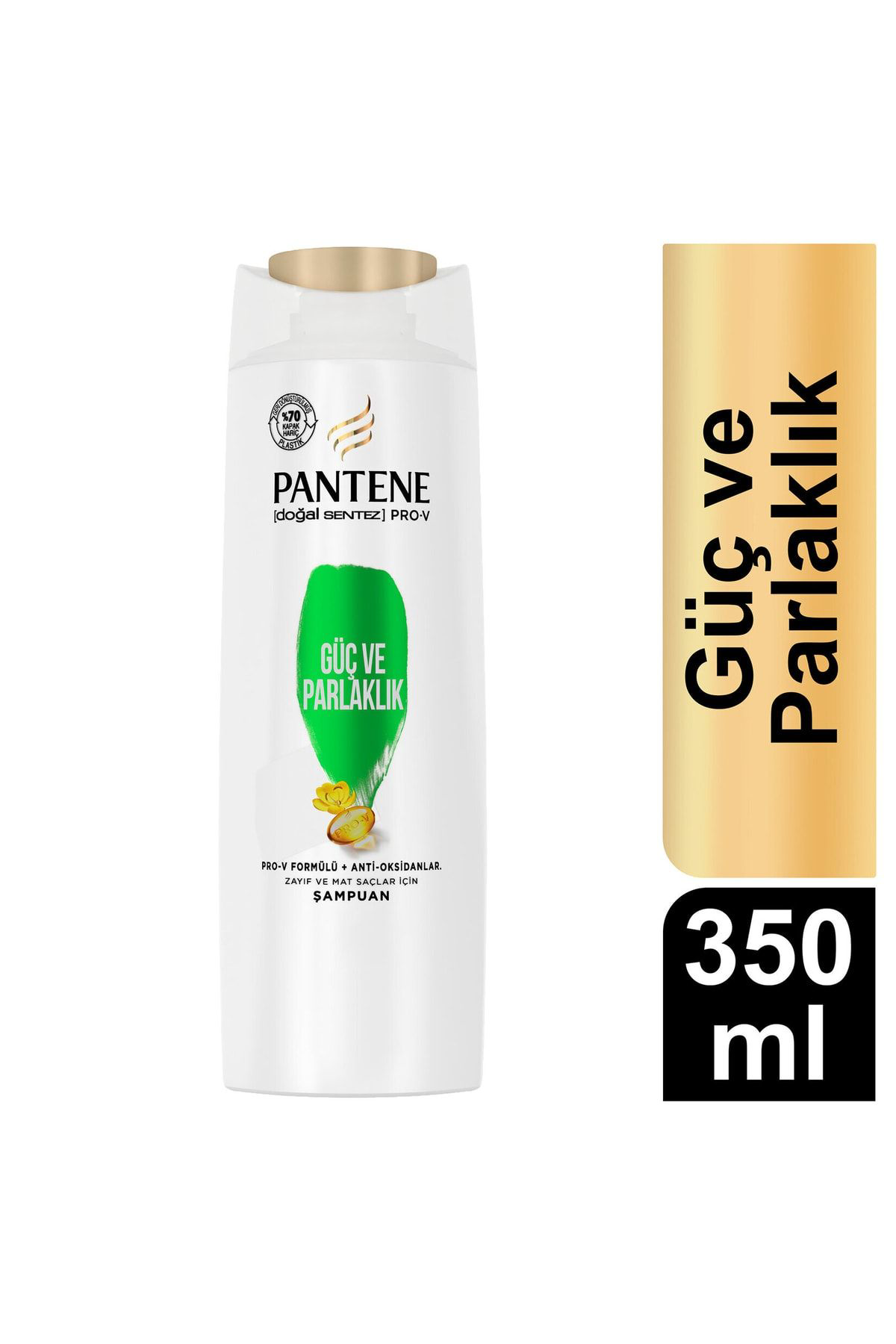 Pantene Doğal Sentez Güç Ve Parlaklık Şampuan 350 Ml 4 Adet Pantene Doğal Sentez Güç Ve Parlaklık Şampuan 350 Ml 4 Adet