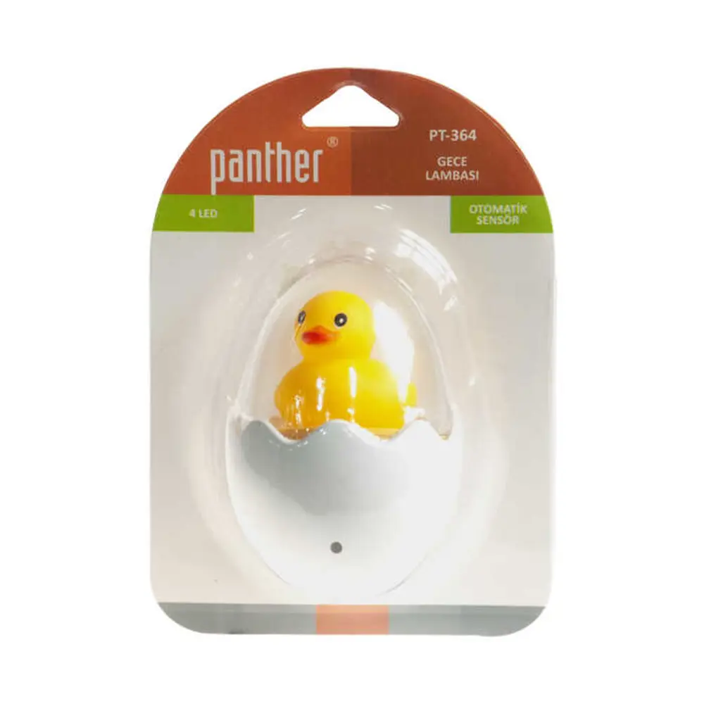 Panther PT-364 Sensörlü Gece Lambası | Otomatik 4 LED Aydınlatma