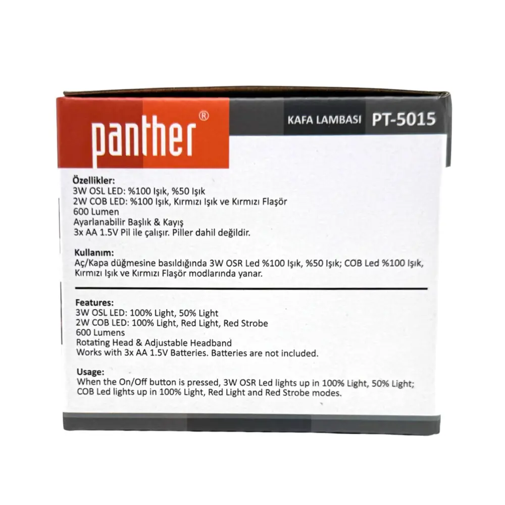 PANTHER PT-5015 KAFA LAMBASI PANTHER PT-5015 KAFA LAMBASI