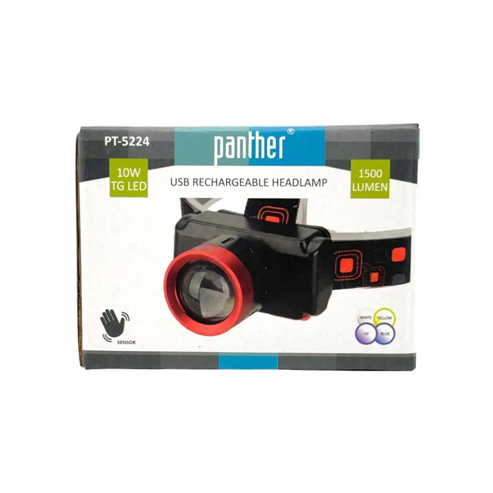 PANTHER PT-5224 USB ŞARJLI KAFA LAMBASI PANTHER PT-5224 USB ŞARJLI KAFA LAMBASI
