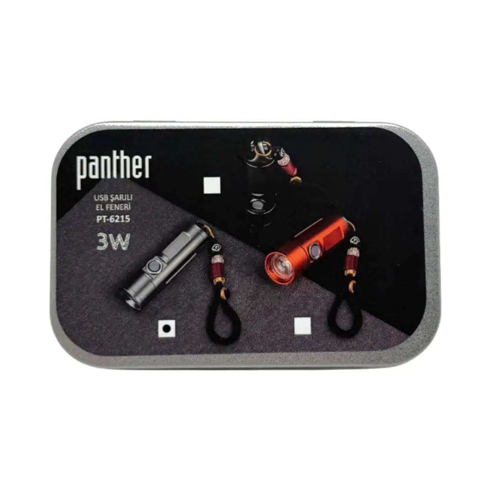PANTHER PT-6215 USB ŞARJLI EL FENERİ PANTHER PT-6215 USB ŞARJLI EL FENERİ