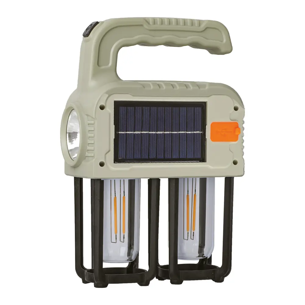 Panther Pt-6219 Usb Şarjlı Solar El Feneri | Powerbank Özellikli