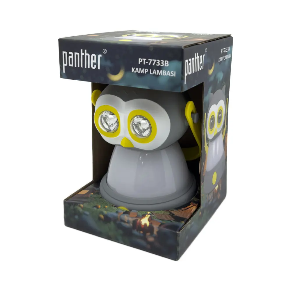 Panther Pt-7733b Baykuş Kamp Lambası | 360° Smd Led Aydınlatma