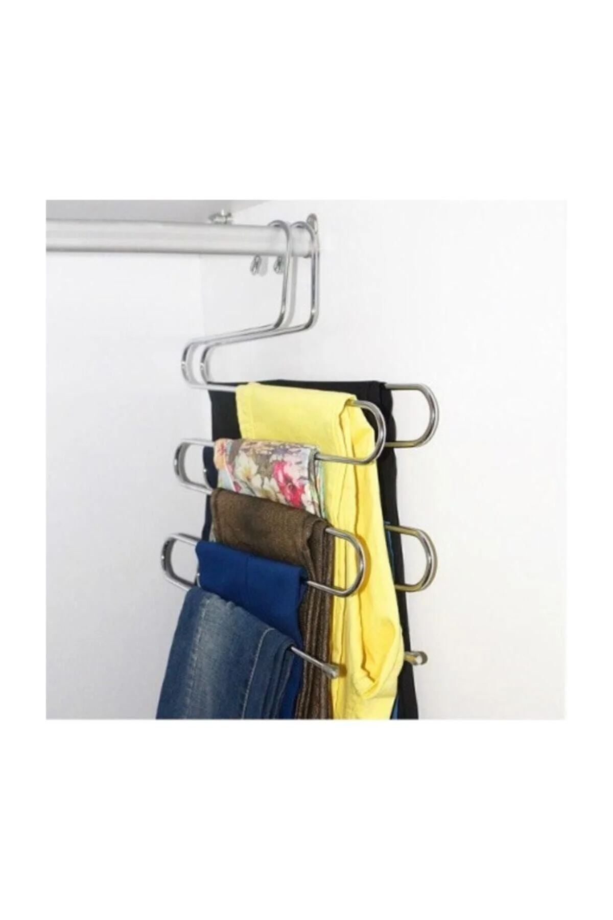 Pantolon Askısı 5 Katlı Akıllı Pantolon Askısı